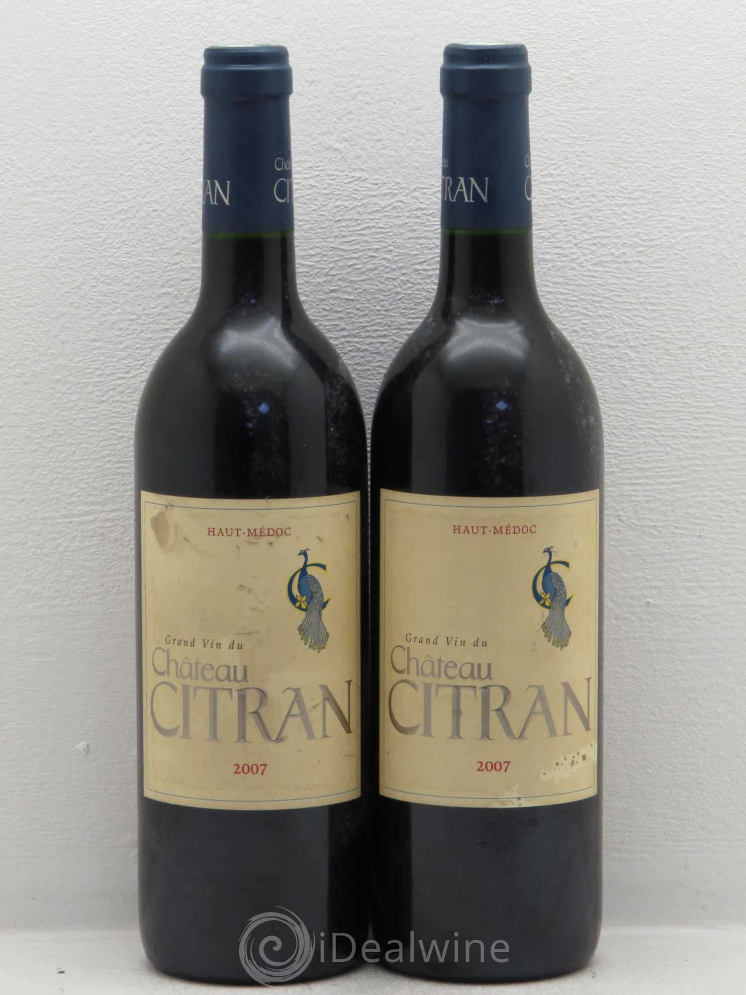 Château Citran Cru Bourgeois 2007 - Lot de 2 bouteilles - 0
