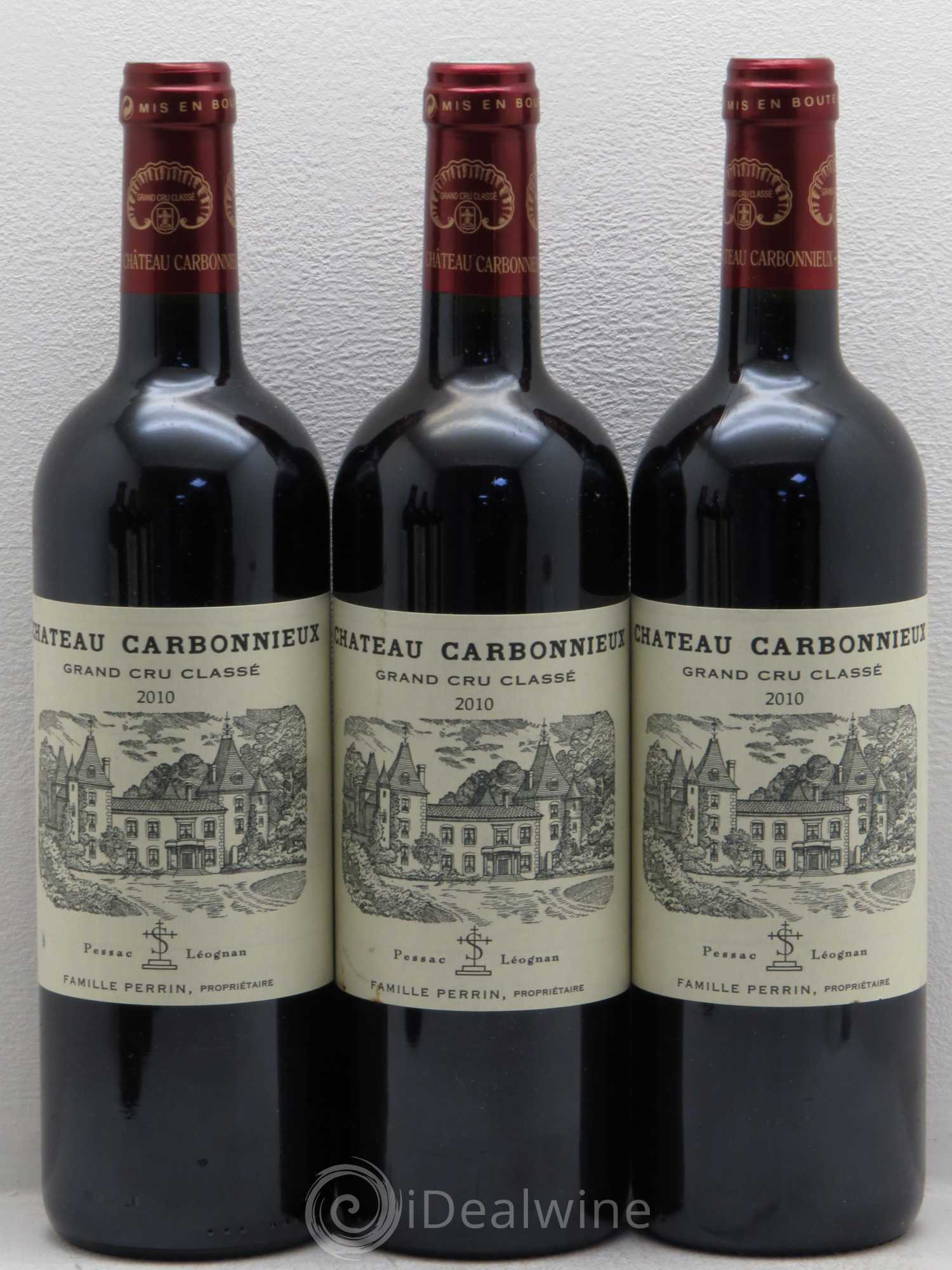 Château Carbonnieux Cru Classé de Graves 2010 - Lot de 6 bouteilles - 1