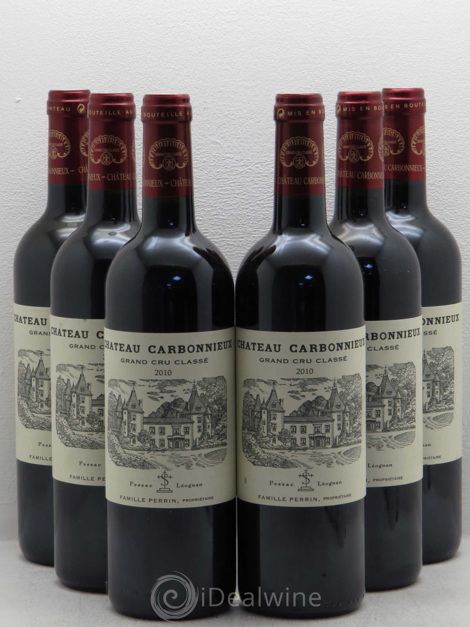 Château Carbonnieux Cru Classé de Graves 2010 - Lot de 6 bouteilles - 0