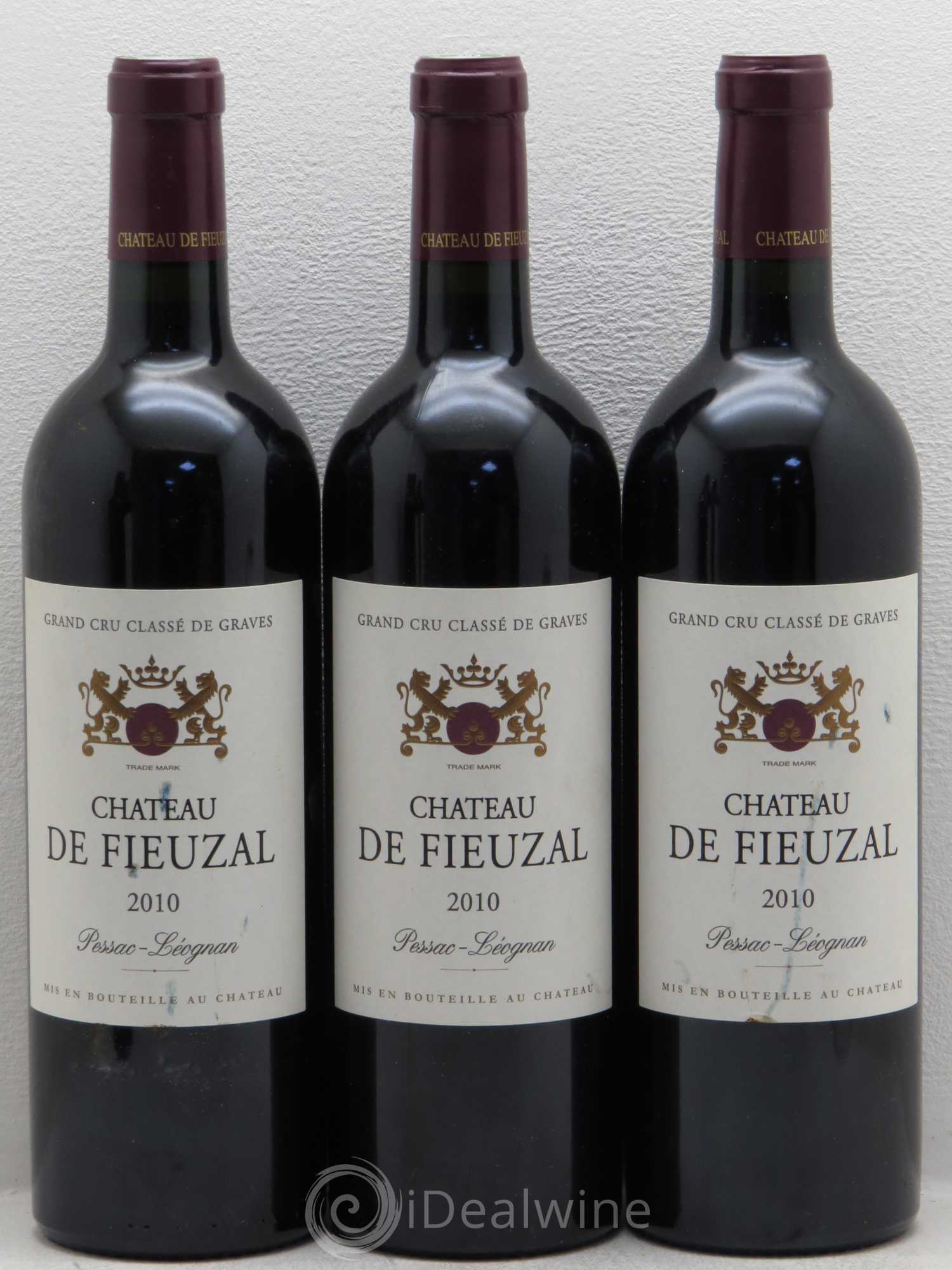Château de Fieuzal Cru Classé de Graves 2010 - Lot de 5 bouteilles - 1