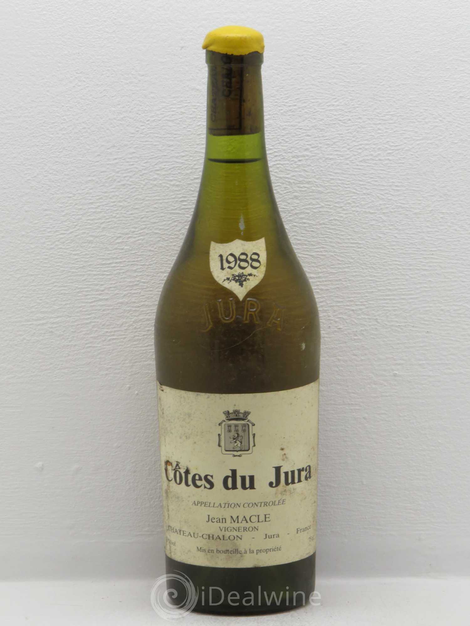 Côtes du Jura Jean Macle 1988 - Lot de 1 bouteille - 0