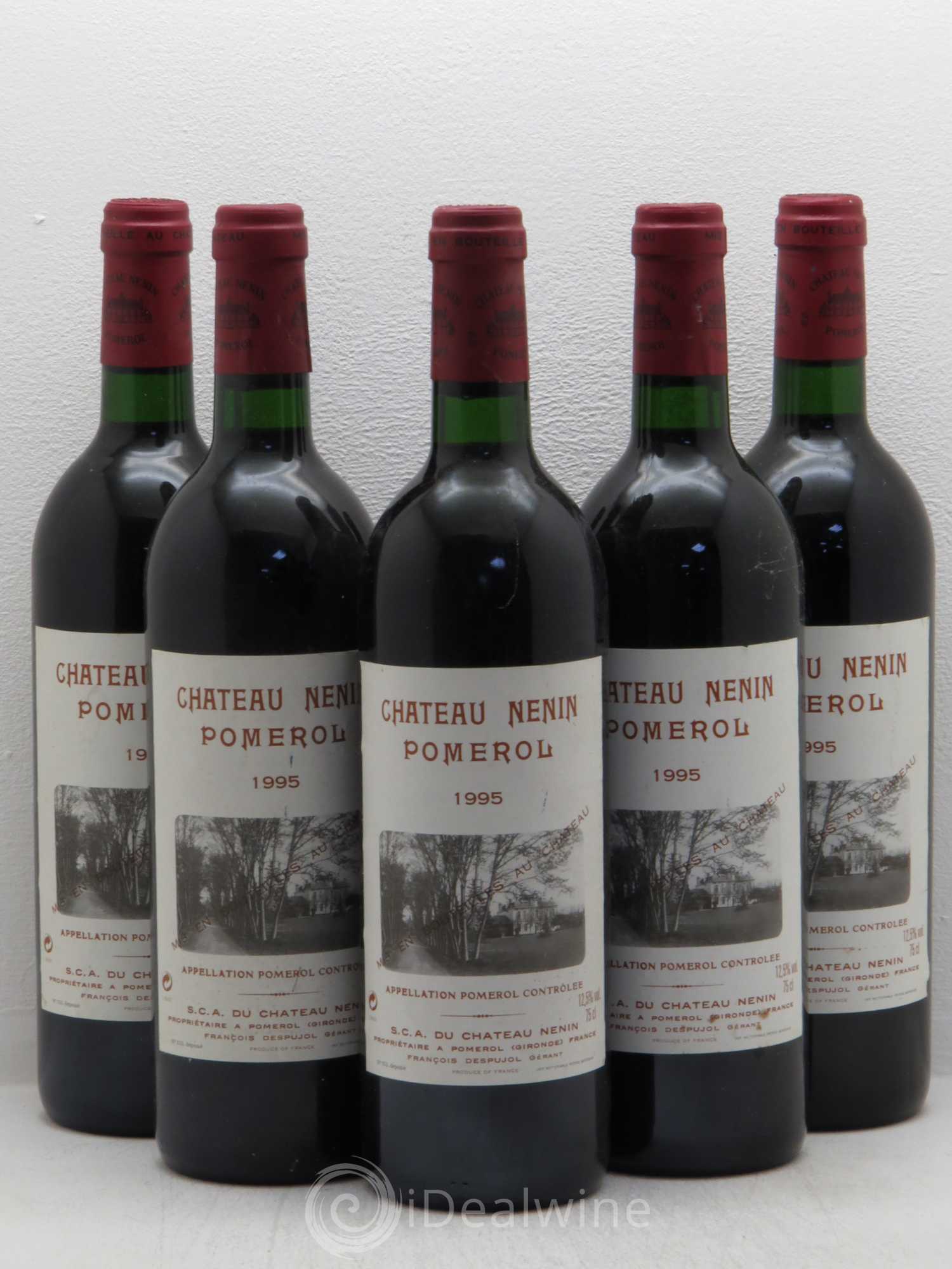 Château Nenin 1995 - Lot de 5 bouteilles - 0