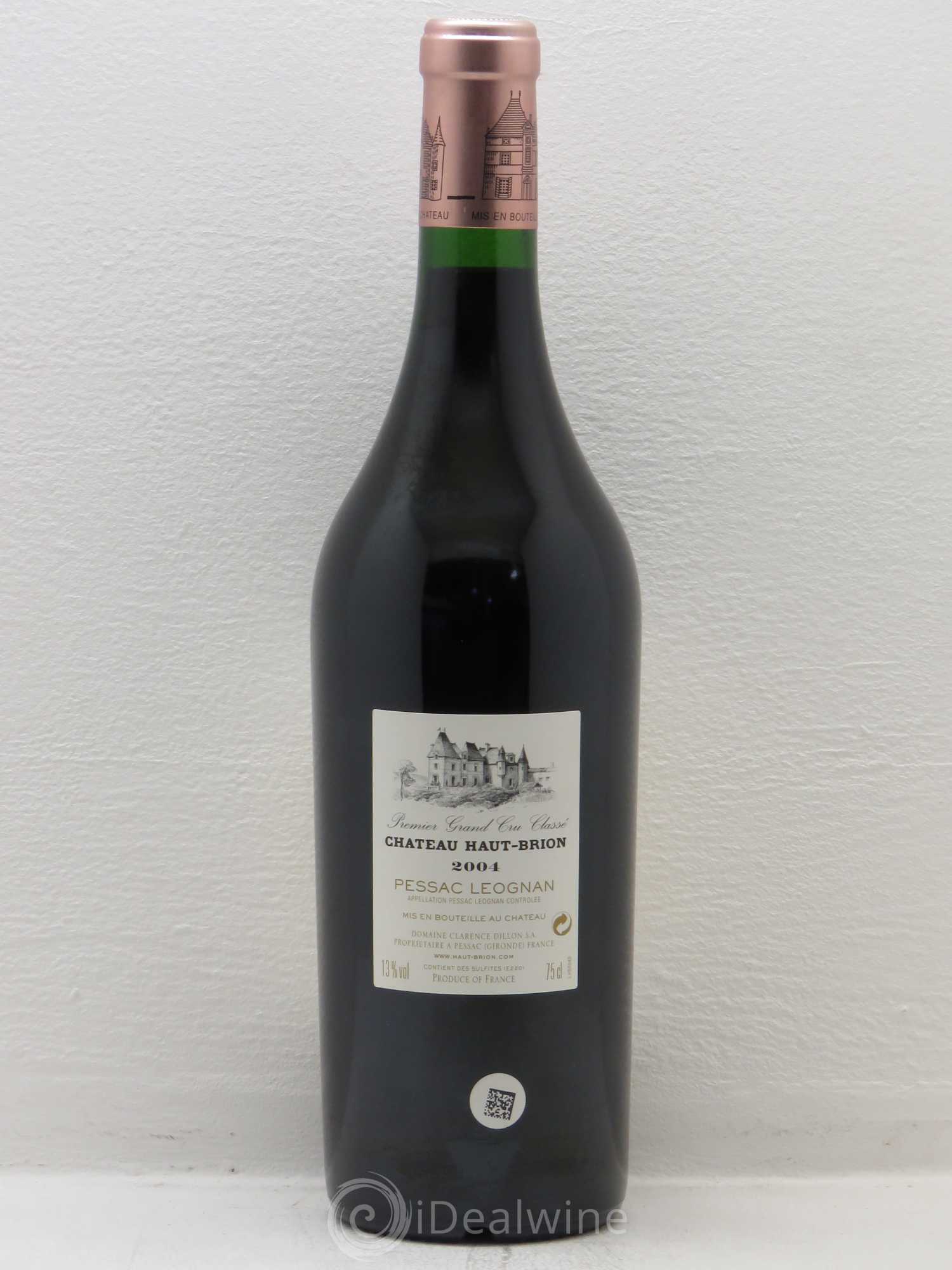 Château Haut Brion 1er Grand Cru Classé 2004 - Lot de 1 bouteille - 1
