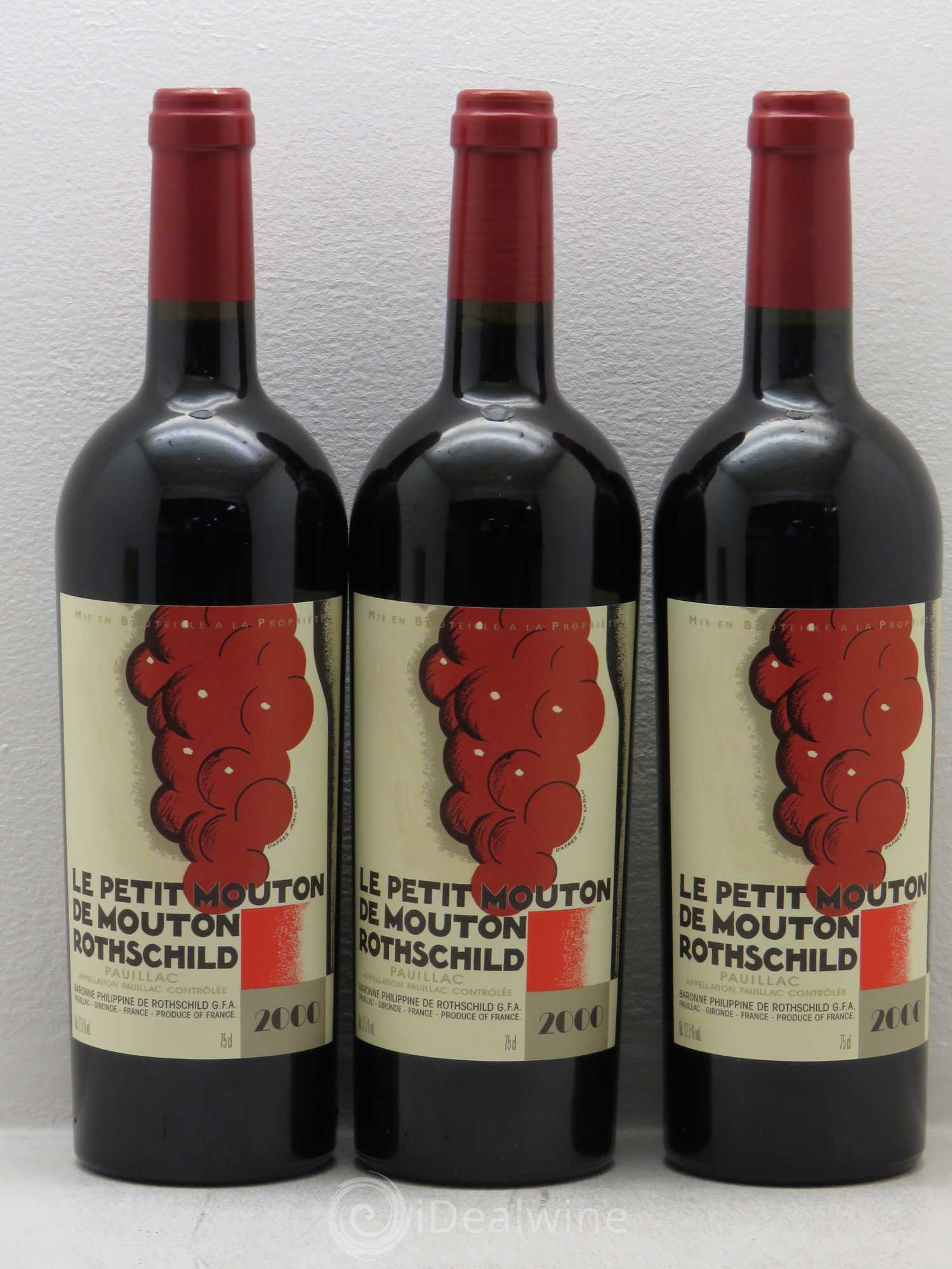 Petit Mouton Second Vin 2000 - Lot de 6 bouteilles - 2