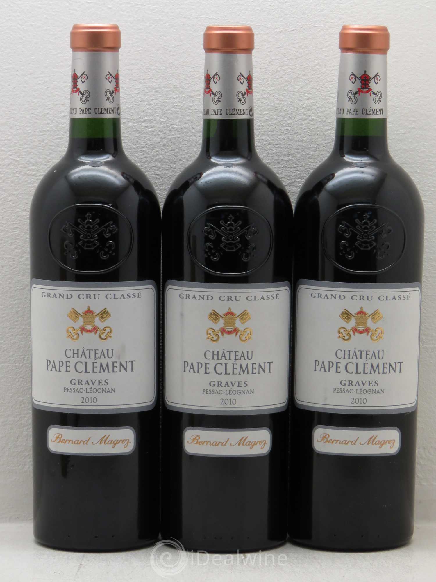 Château Pape Clément Cru Classé de Graves 2010 - Lot de 3 bouteilles - 0