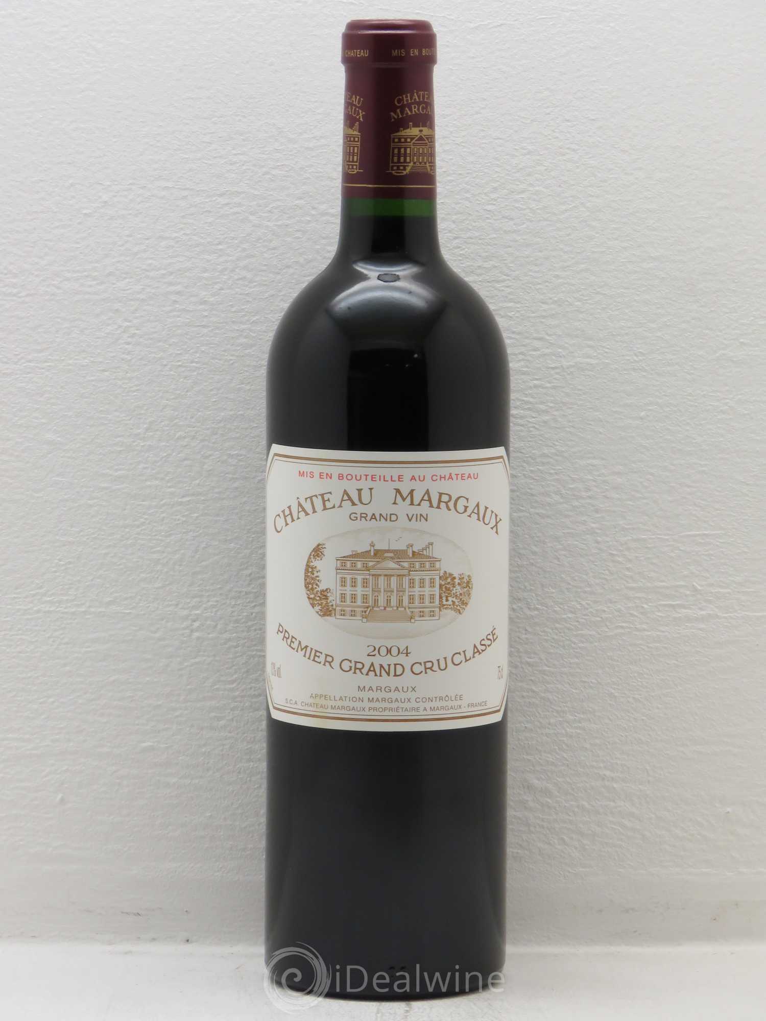Château Margaux 1er Grand Cru Classé 2004 - Lot de 1 bouteille - 0