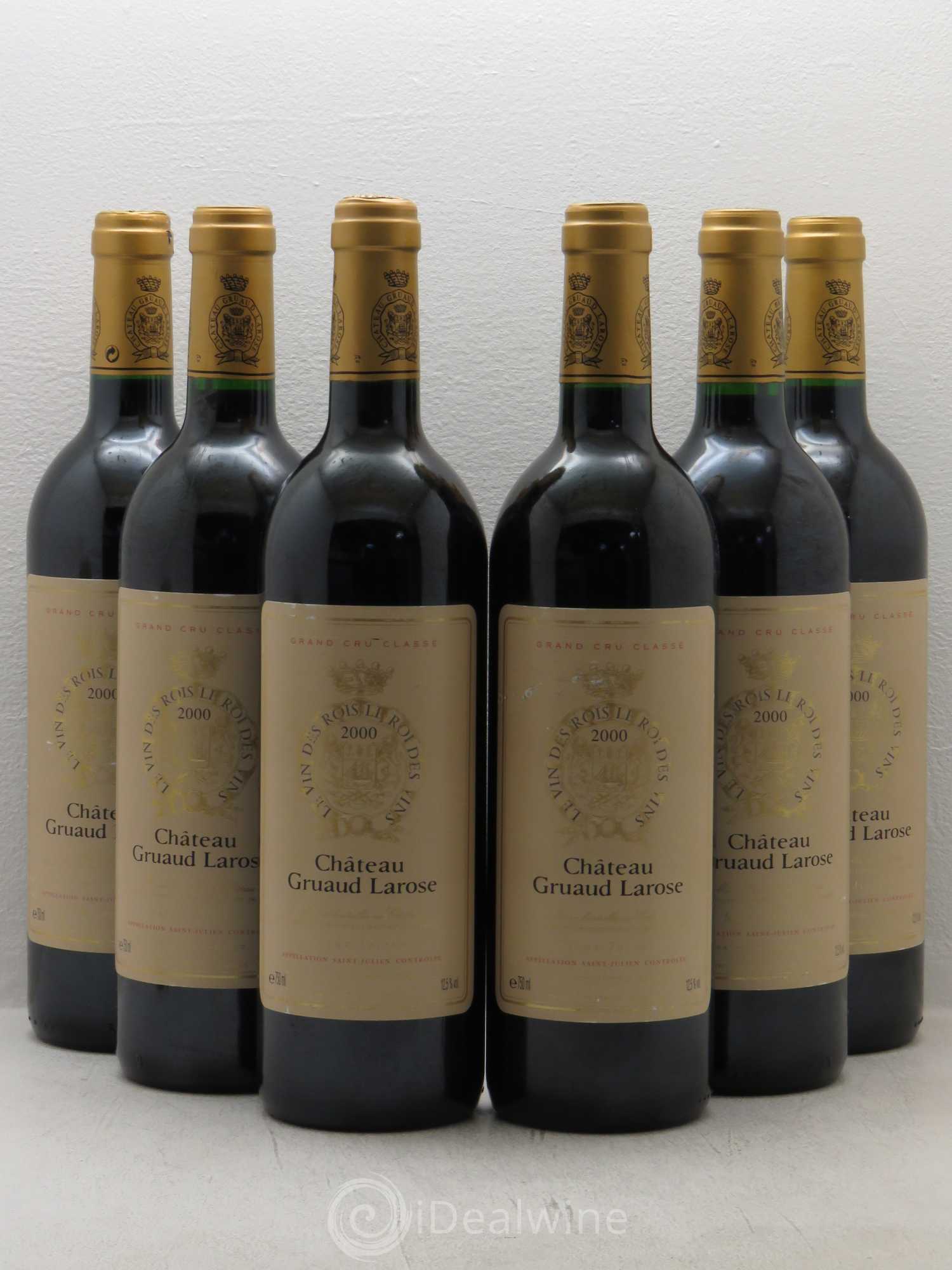 Château Gruaud Larose 2ème Grand Cru Classé 2000 - Lot de 6 bouteilles - 0