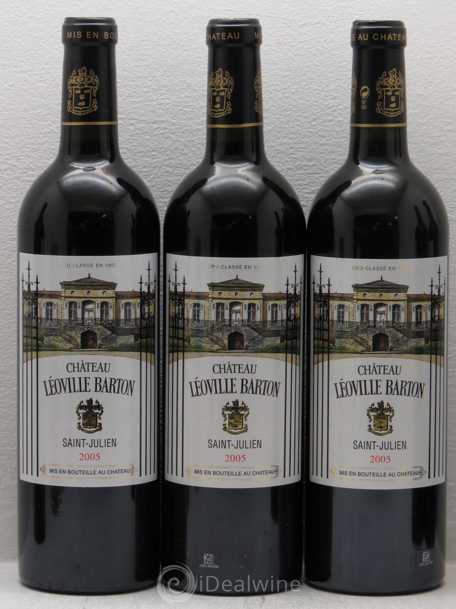 Château Léoville Barton 2ème Grand Cru Classé 2005 - Lot de 6 bouteilles - 1