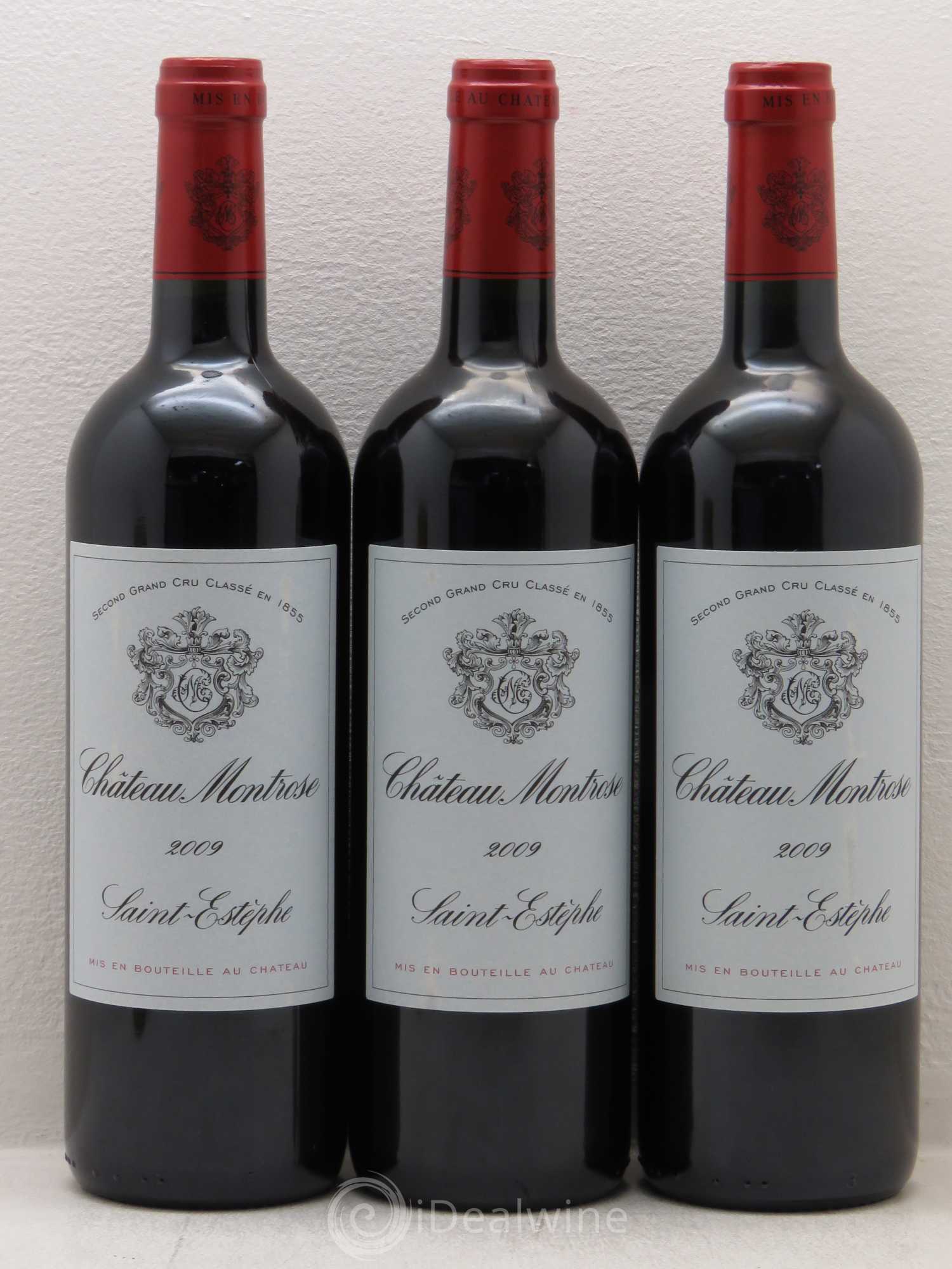 Château Montrose 2ème Grand Cru Classé 2009 - Lot de 3 bouteilles - 0