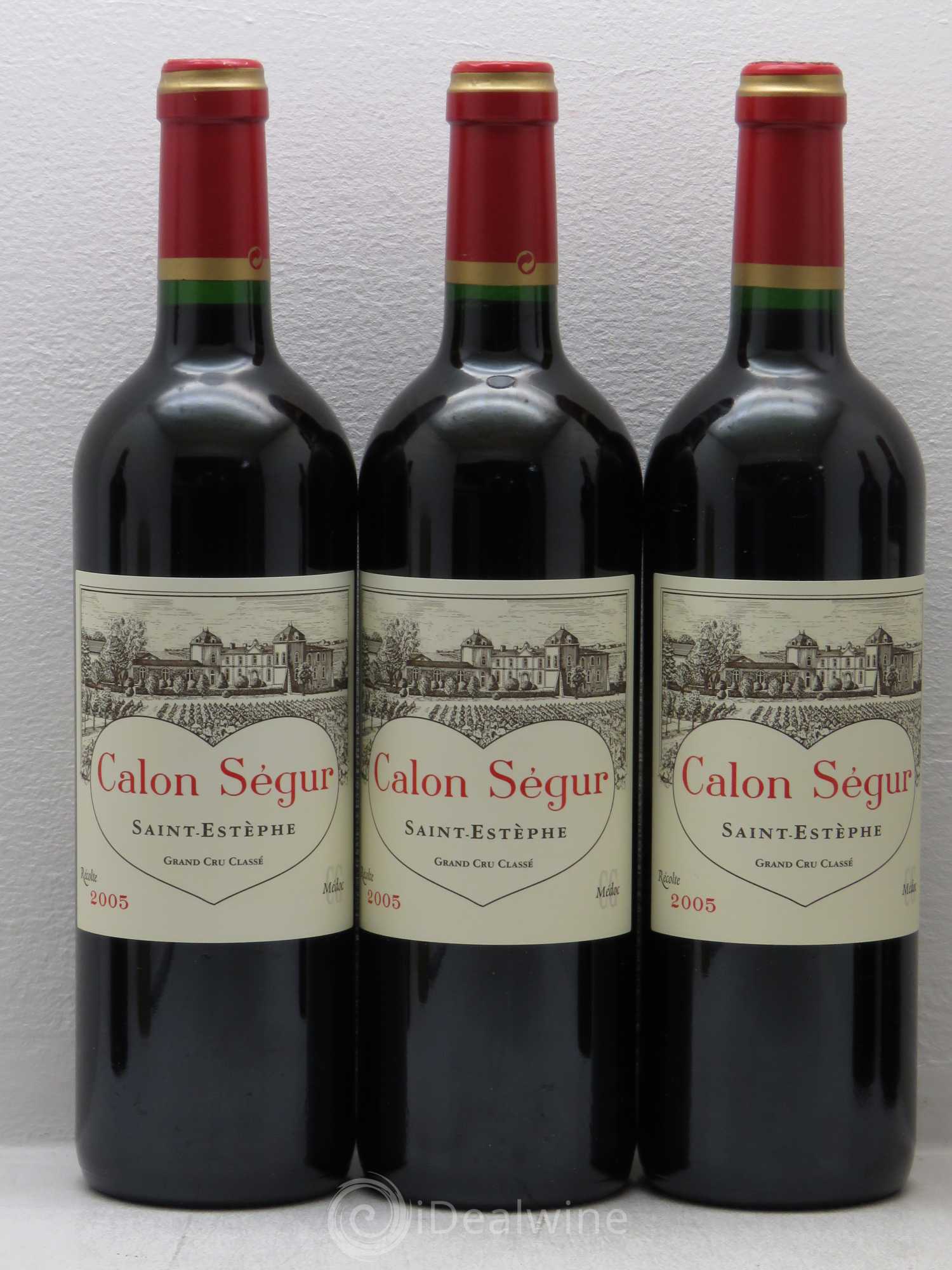 Château Calon Ségur 3ème Grand Cru Classé 2005 - Lot de 6 bouteilles - 1