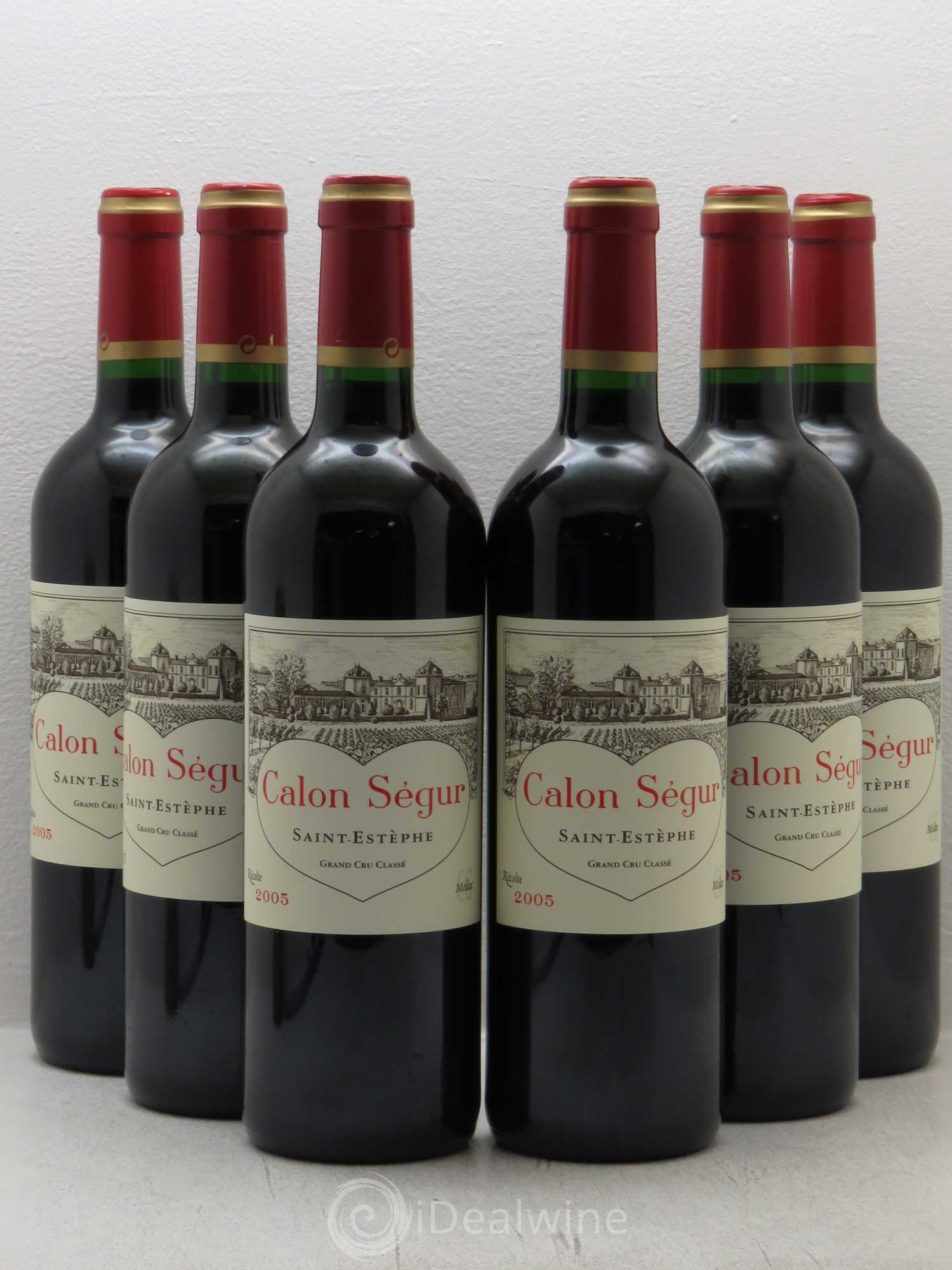 Château Calon Ségur 3ème Grand Cru Classé 2005 - Lot de 6 bouteilles - 0