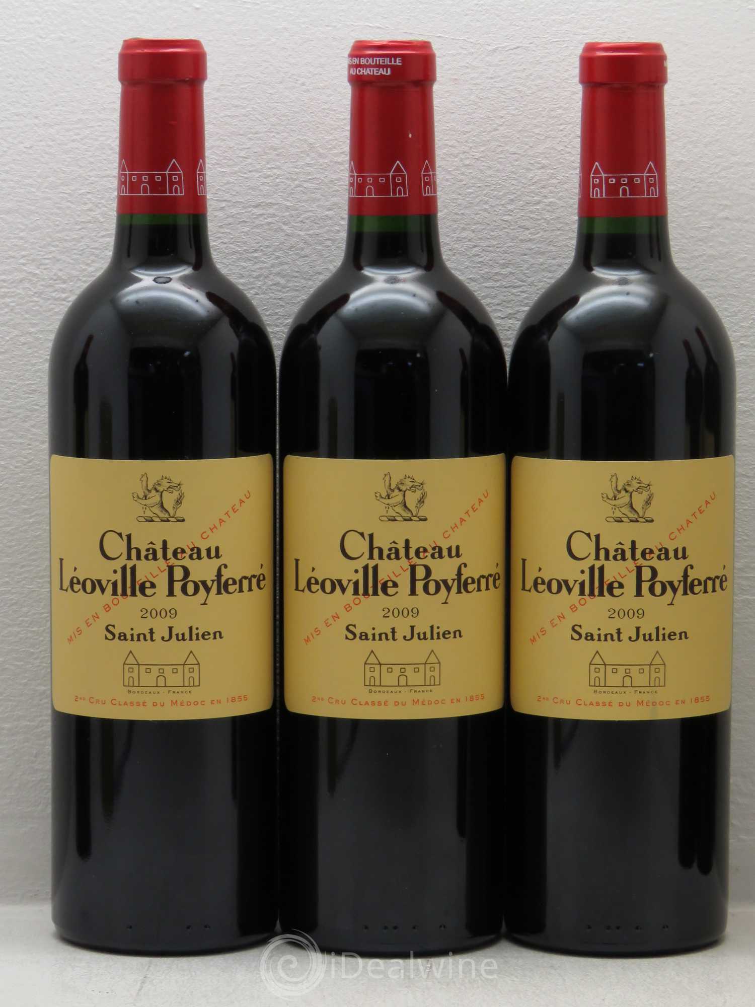 Château Léoville Poyferré 2ème Grand Cru Classé 2009 - Lot de 6 bouteilles - 1
