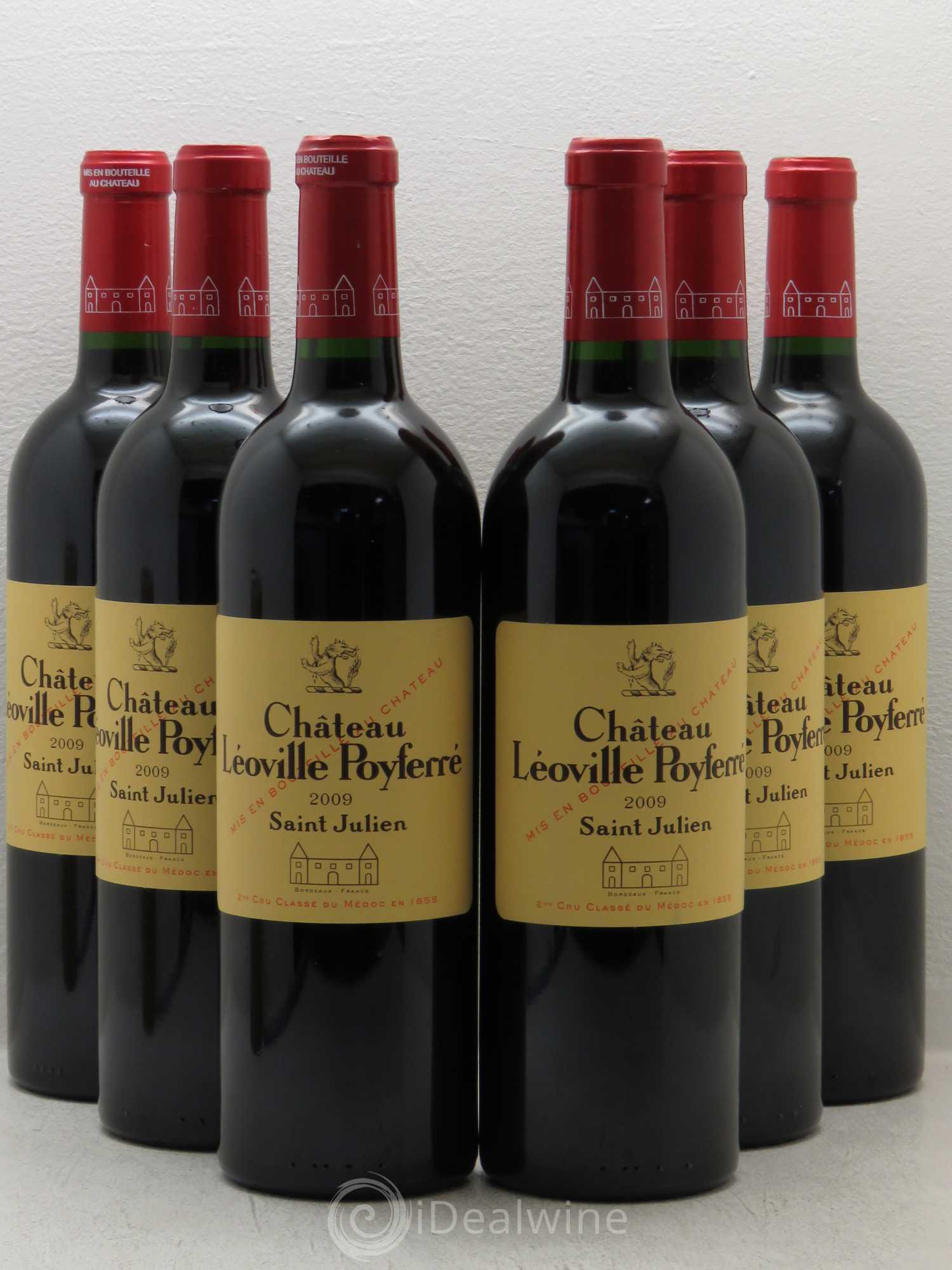 Château Léoville Poyferré 2ème Grand Cru Classé 2009 - Lot de 6 bouteilles - 0