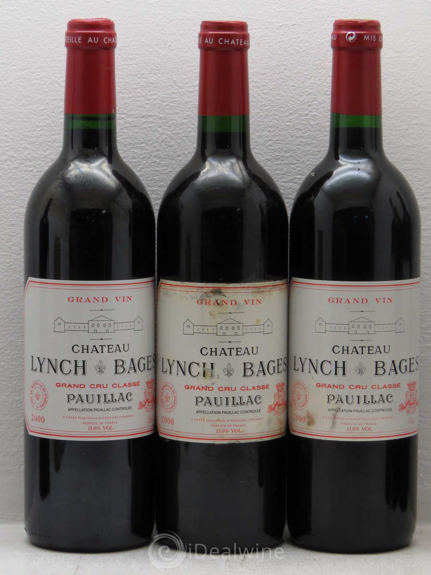 Château Lynch Bages 5ème Grand Cru Classé 2000 - Lot de 6 bouteilles - 1