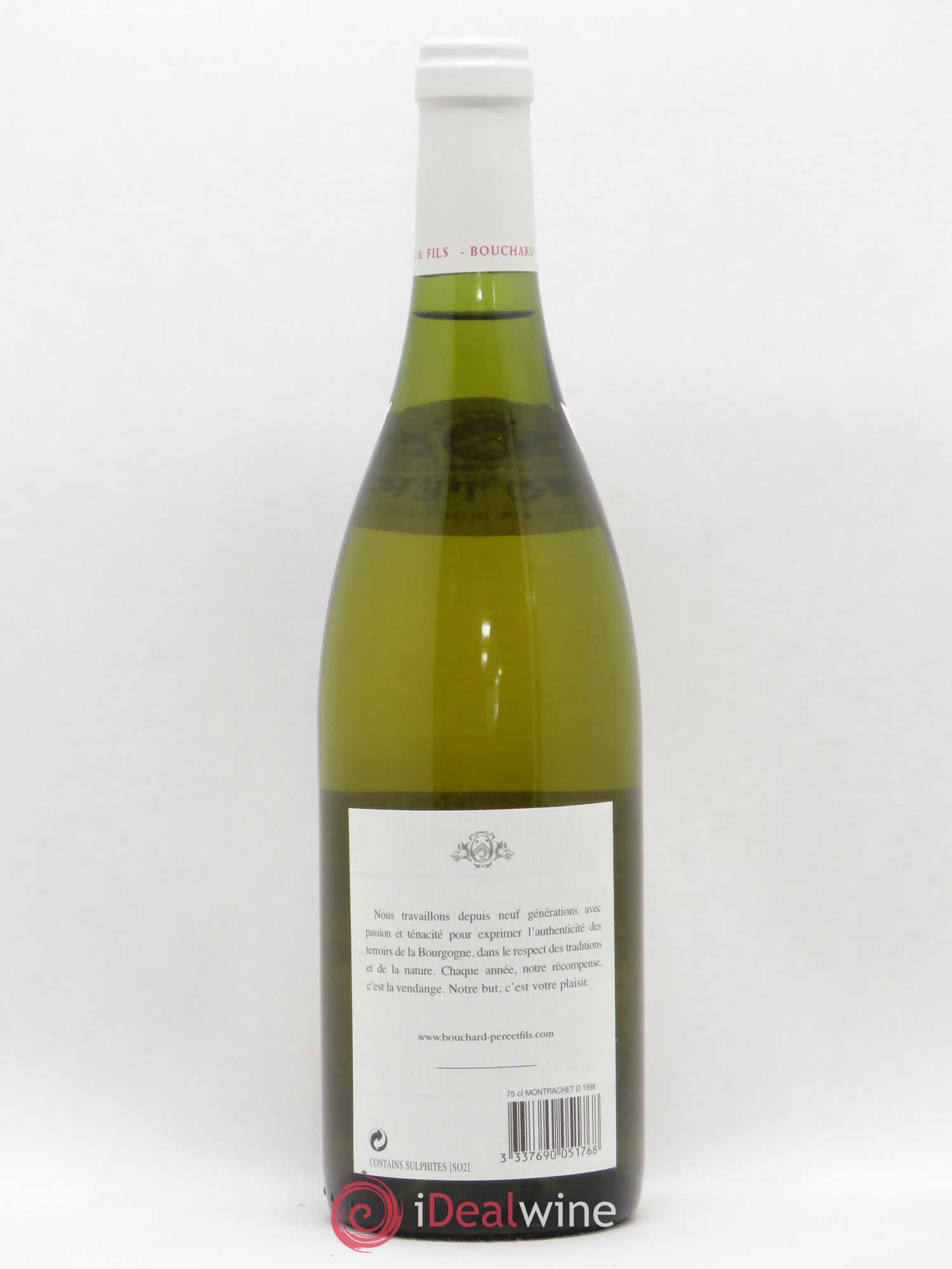 Montrachet Grand Cru Bouchard Père & Fils 1998 - Lot de 1 bouteille - 1