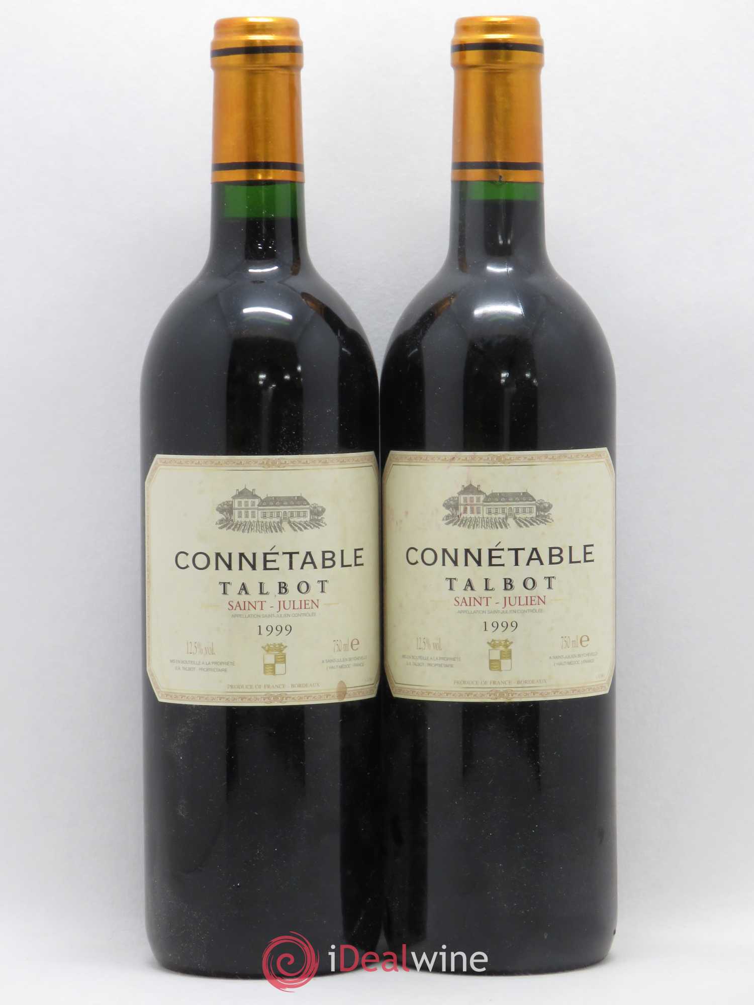 Connétable de Talbot Second Vin 1999 - Lot de 2 bouteilles - 0