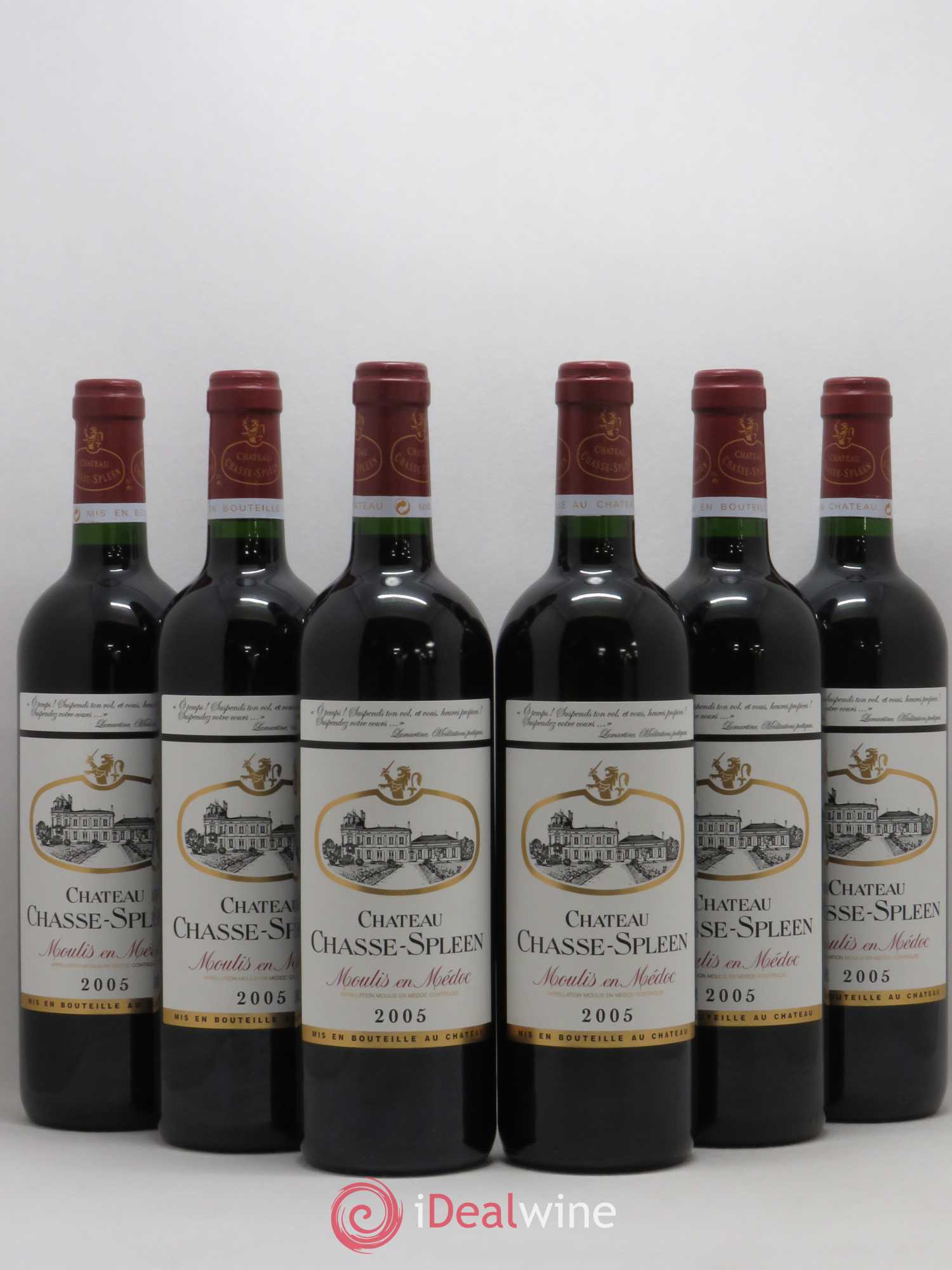Château Chasse Spleen 2005 - Lot de 6 bouteilles - 0
