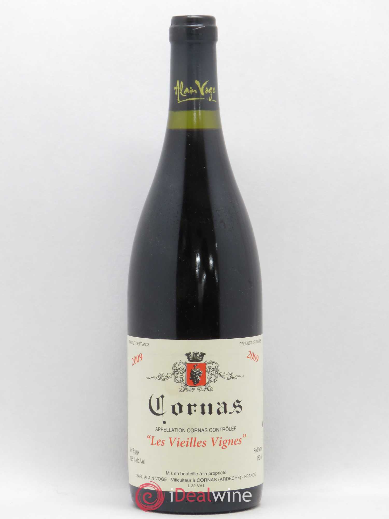 Cornas Les Vieilles Vignes Alain Voge (Domaine) 2009 - Lotto di 1 bottiglia - 0