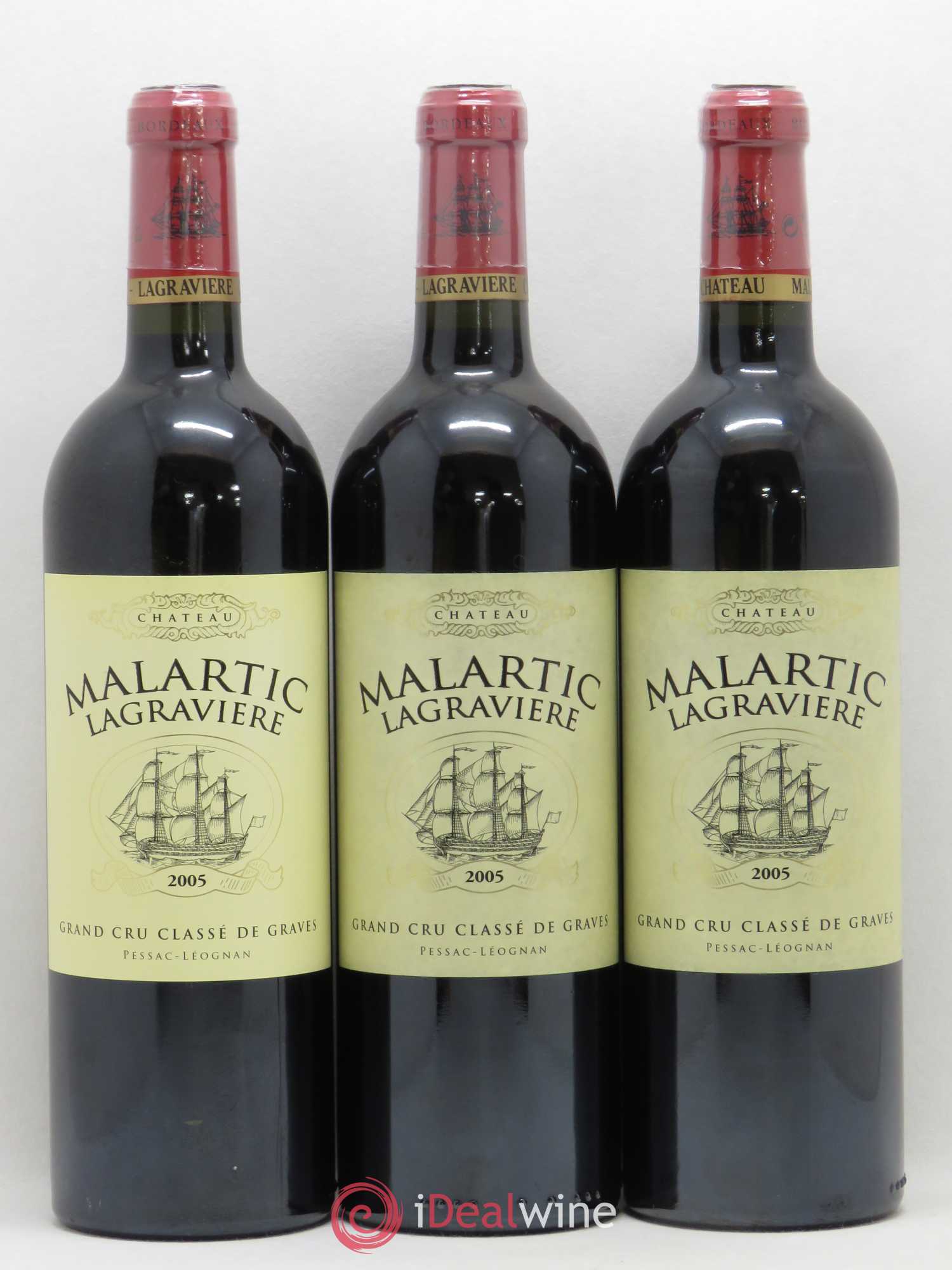 Château Malartic-Lagravière Cru Classé de Graves 2005 - Lot de 6 bouteilles - 1