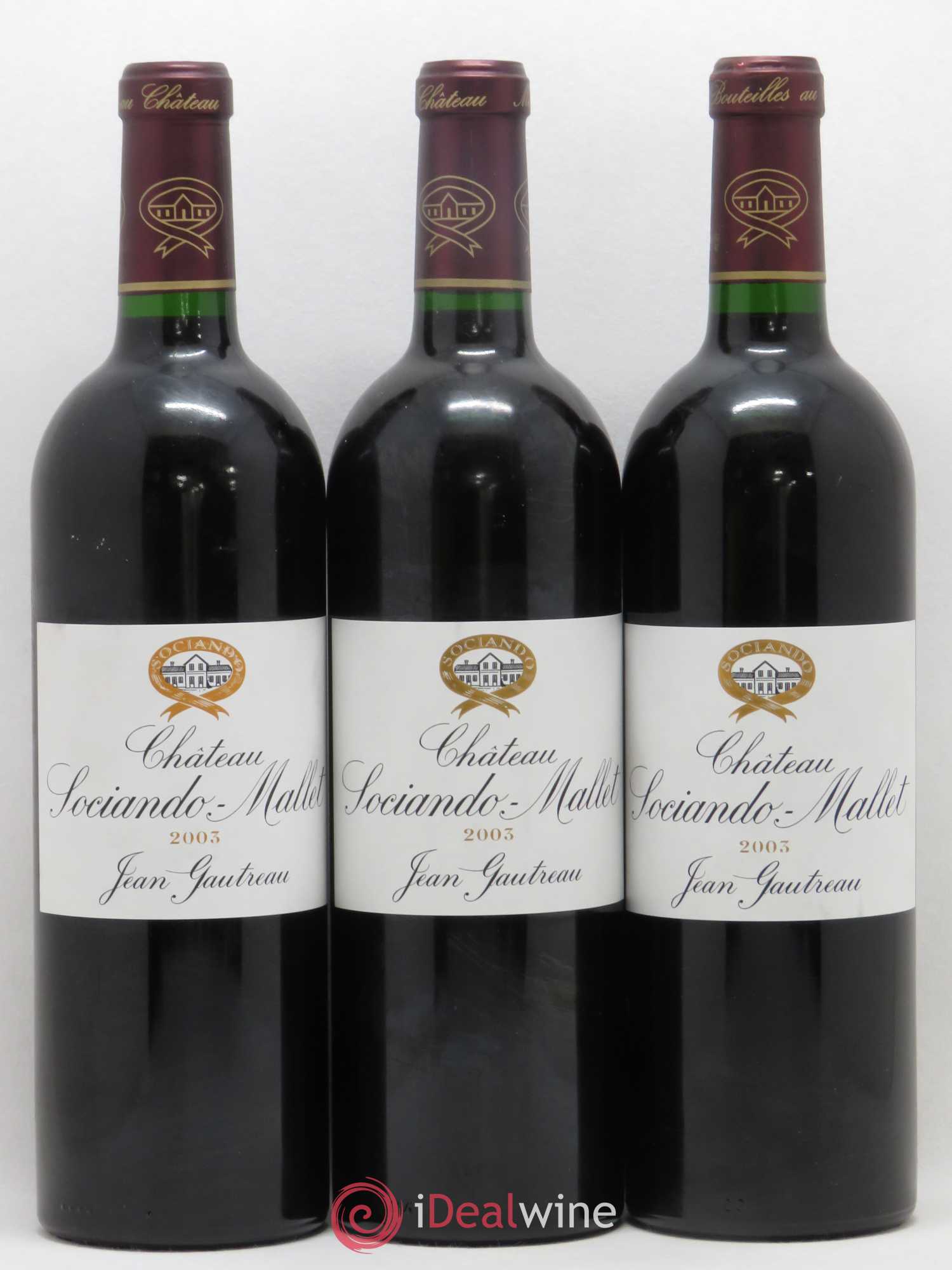 Château Sociando Mallet 2003 - Lot de 12 bouteilles - 4
