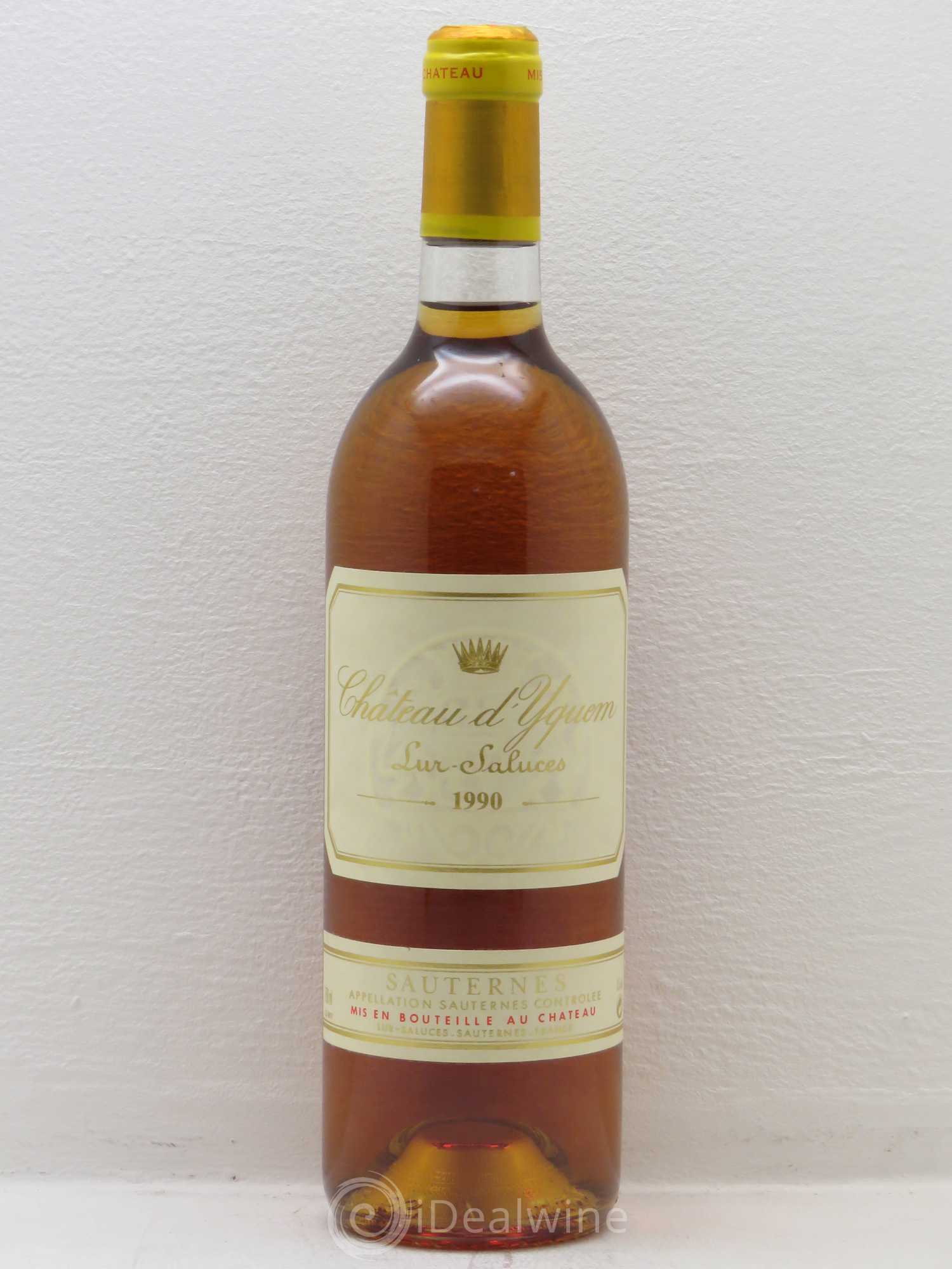 Château d' Yquem 1er Cru Classé Supérieur 1990 - Lotto di 1 bottiglia - 0