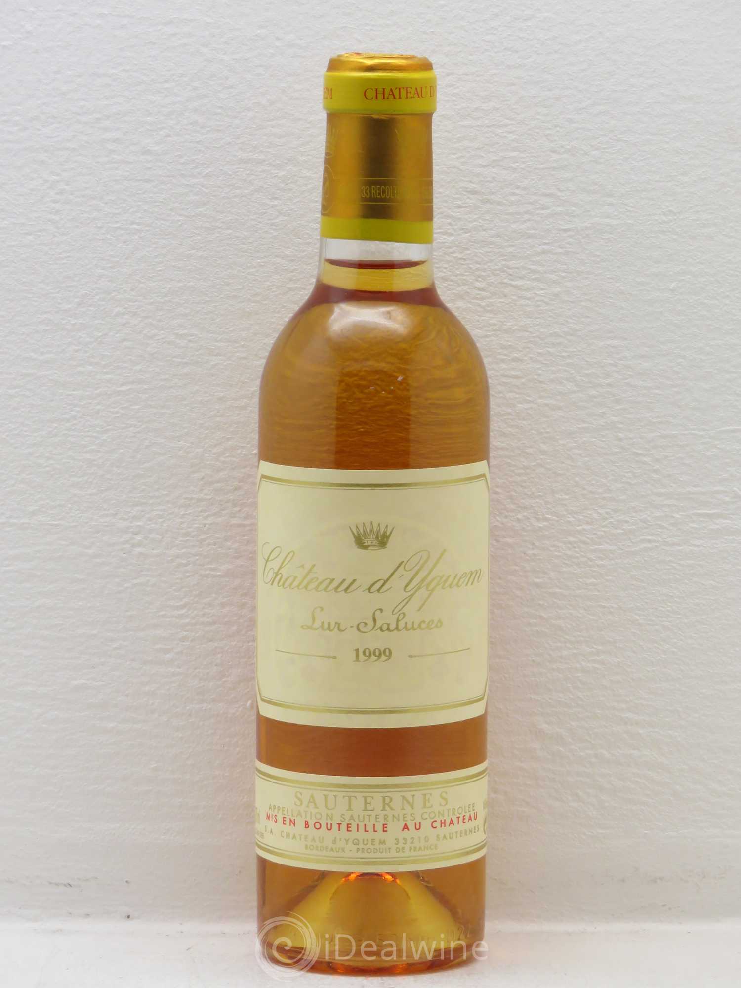 Château d' Yquem 1er Cru Classé Supérieur 1999 - Lotto di 1 mezza bottiglia - 0