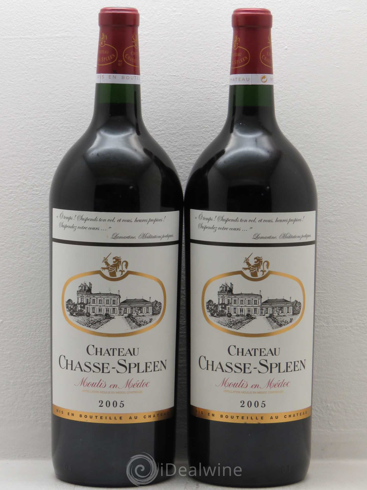 Château Chasse Spleen 2005 - Lot de 2 magnums - 0