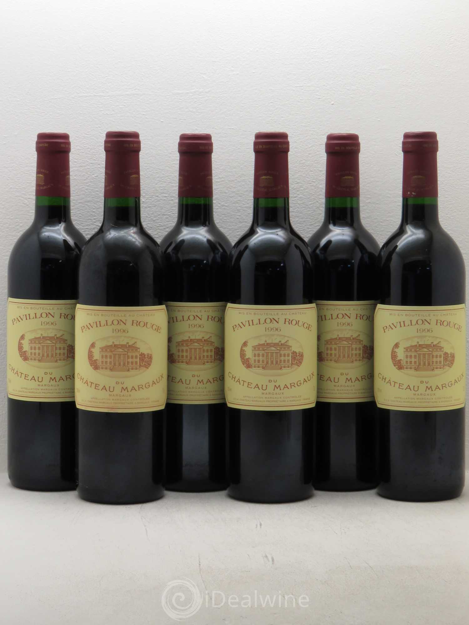 Pavillon Rouge du Château Margaux Second Vin 1996 - Lot de 6 bouteilles - 0
