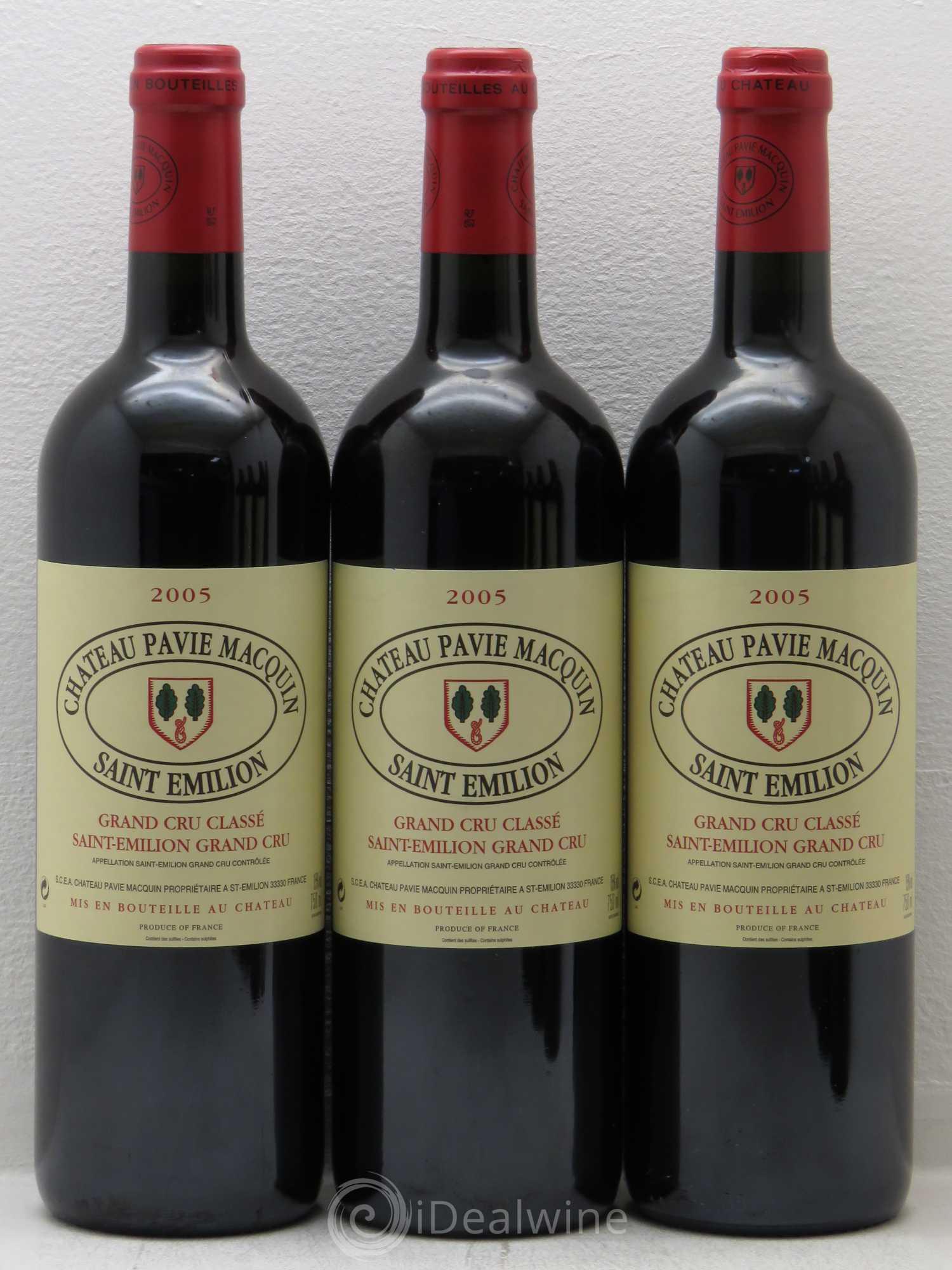 Château Pavie Macquin 1er Grand Cru Classé B 2005 - Lot de 6 bouteilles - 2