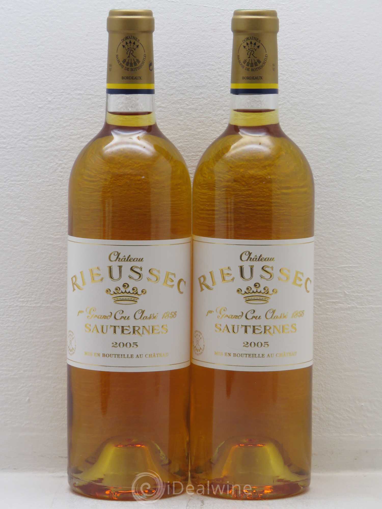 Château Rieussec 1er Grand Cru Classé 2005 - Lotto di 4 bottiglie - 1