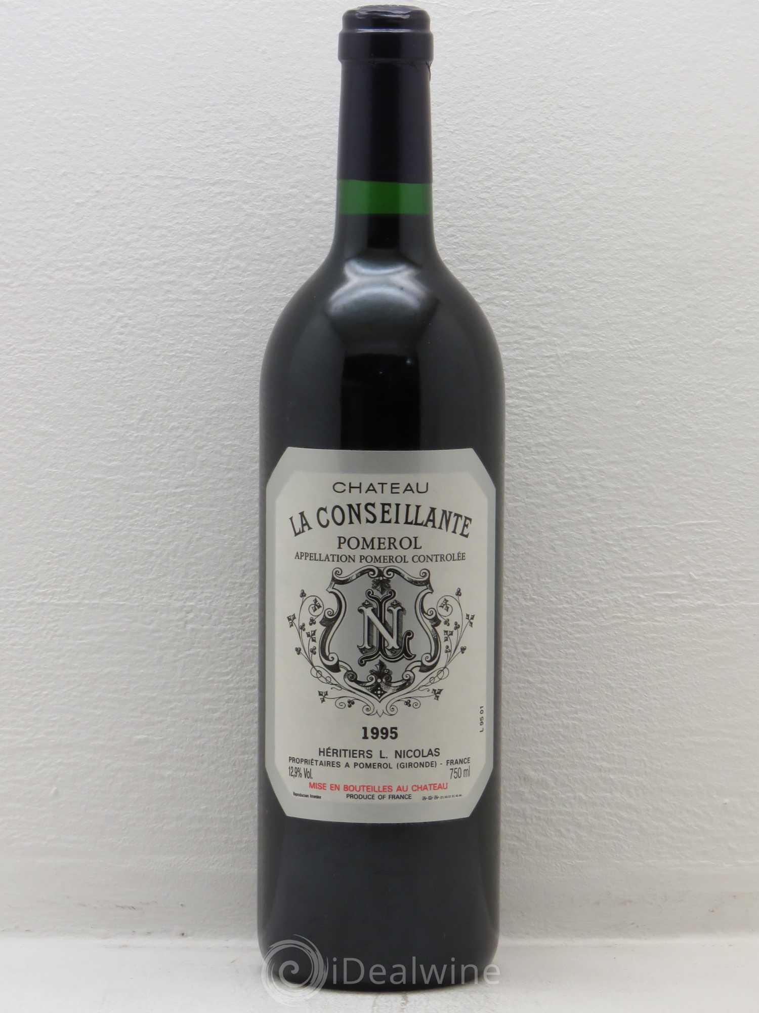 Château la Conseillante 1995 - Lot de 1 bouteille - 0