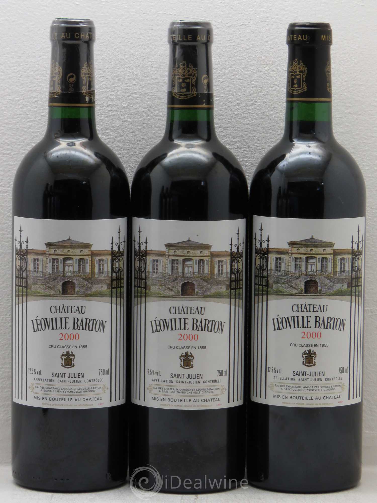 Château Léoville Barton 2ème Grand Cru Classé 2000 - Lot de 6 bouteilles - 1