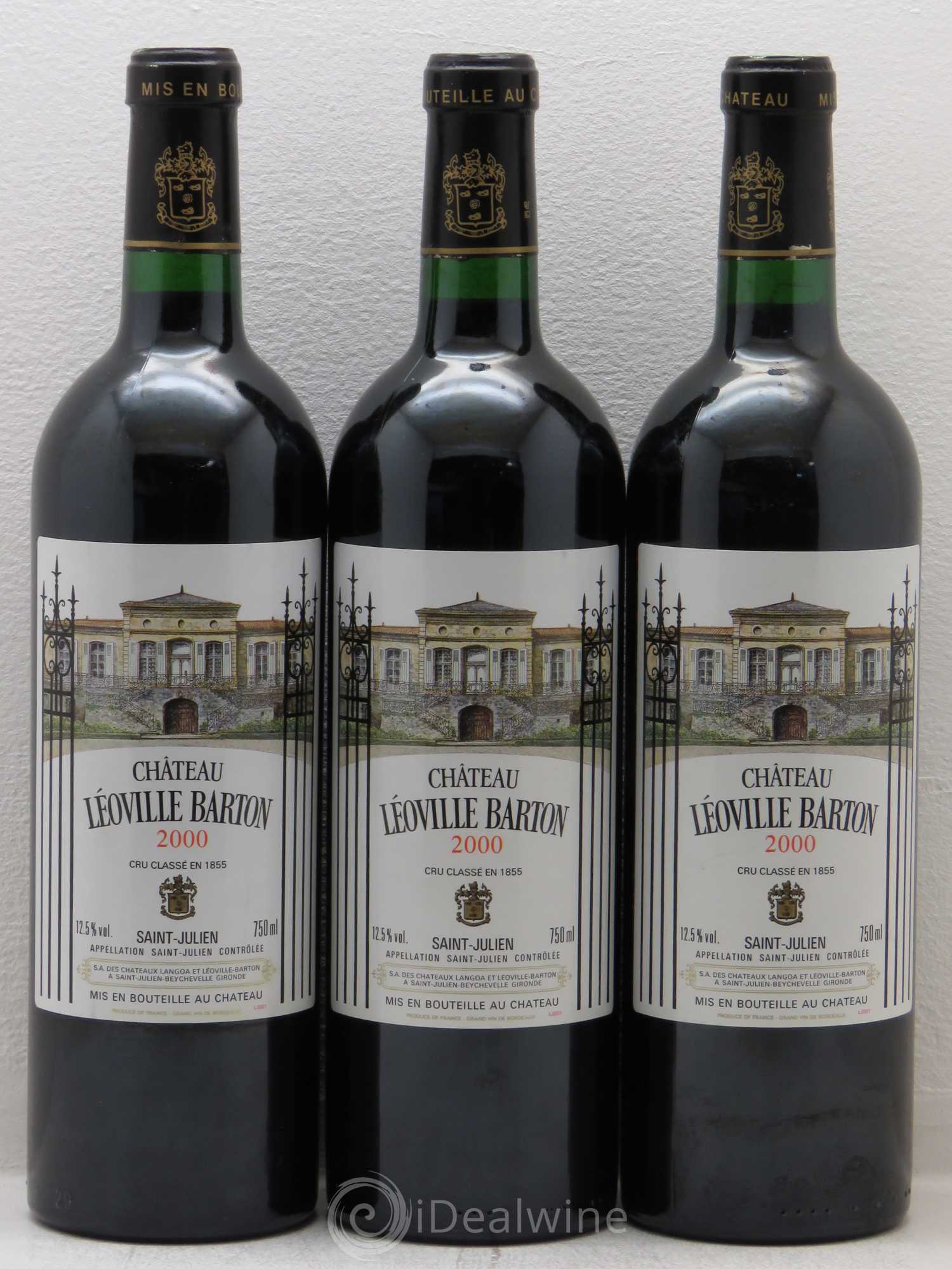 Château Léoville Barton 2ème Grand Cru Classé 2000 - Lot de 6 bouteilles - 2