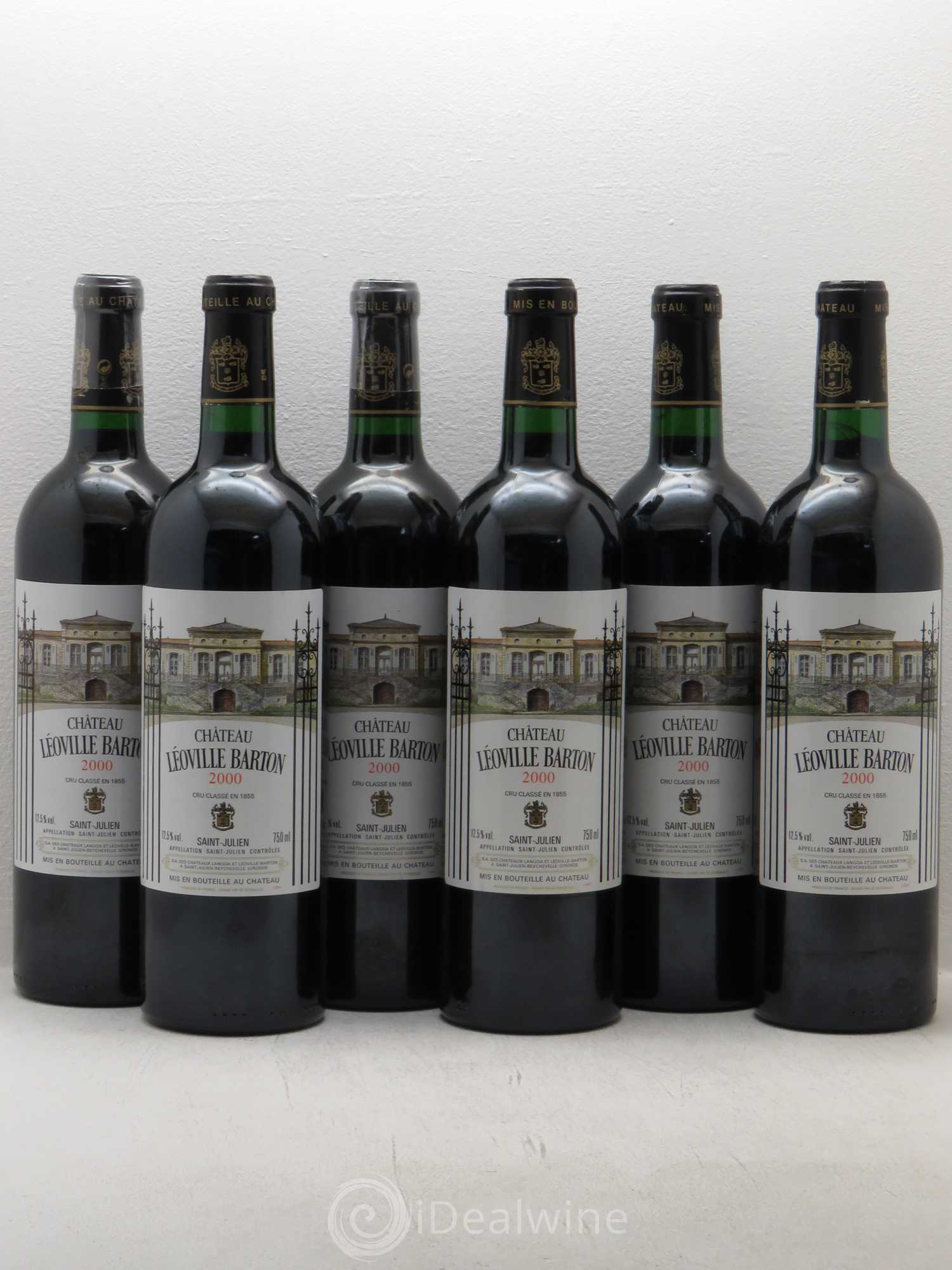 Château Léoville Barton 2ème Grand Cru Classé 2000 - Lot de 6 bouteilles - 0