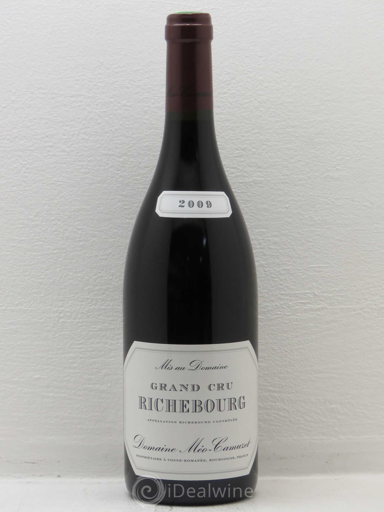 Richebourg Grand Cru Méo-Camuzet (Domaine) 2009 - Lot de 1 bouteille - 0
