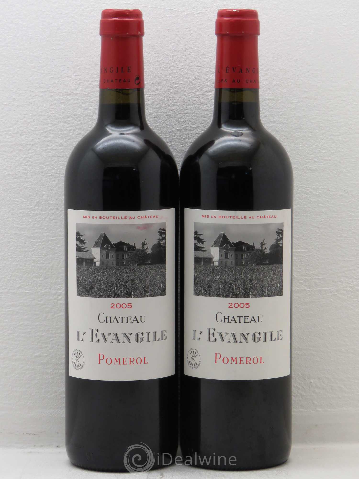 Château l' Évangile 2005 - Lot de 2 bouteilles - 0