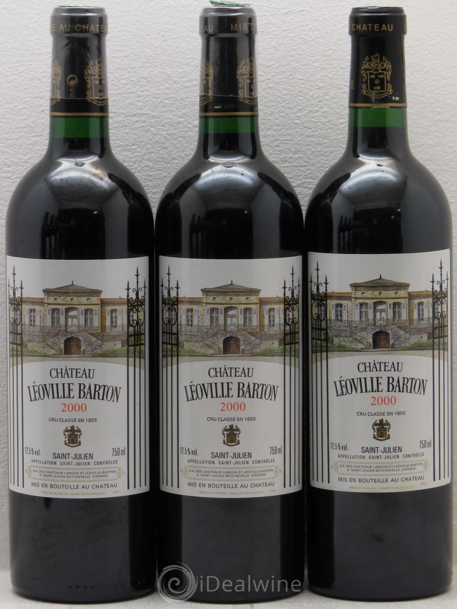 Château Léoville Barton 2ème Grand Cru Classé 2000 - Lot de 6 bouteilles - 1