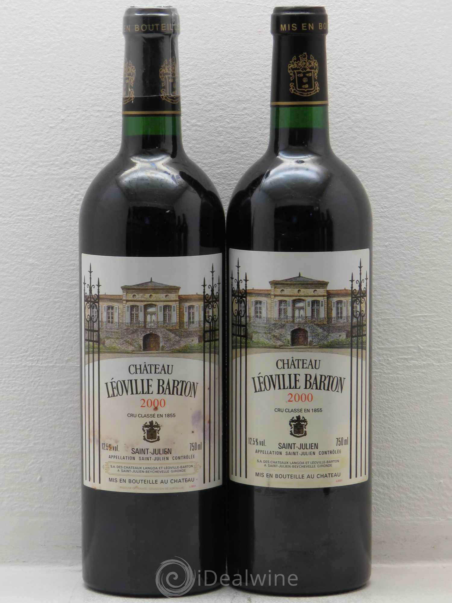 Château Léoville Barton 2ème Grand Cru Classé 2000 - Lot de 4 bouteilles - 2
