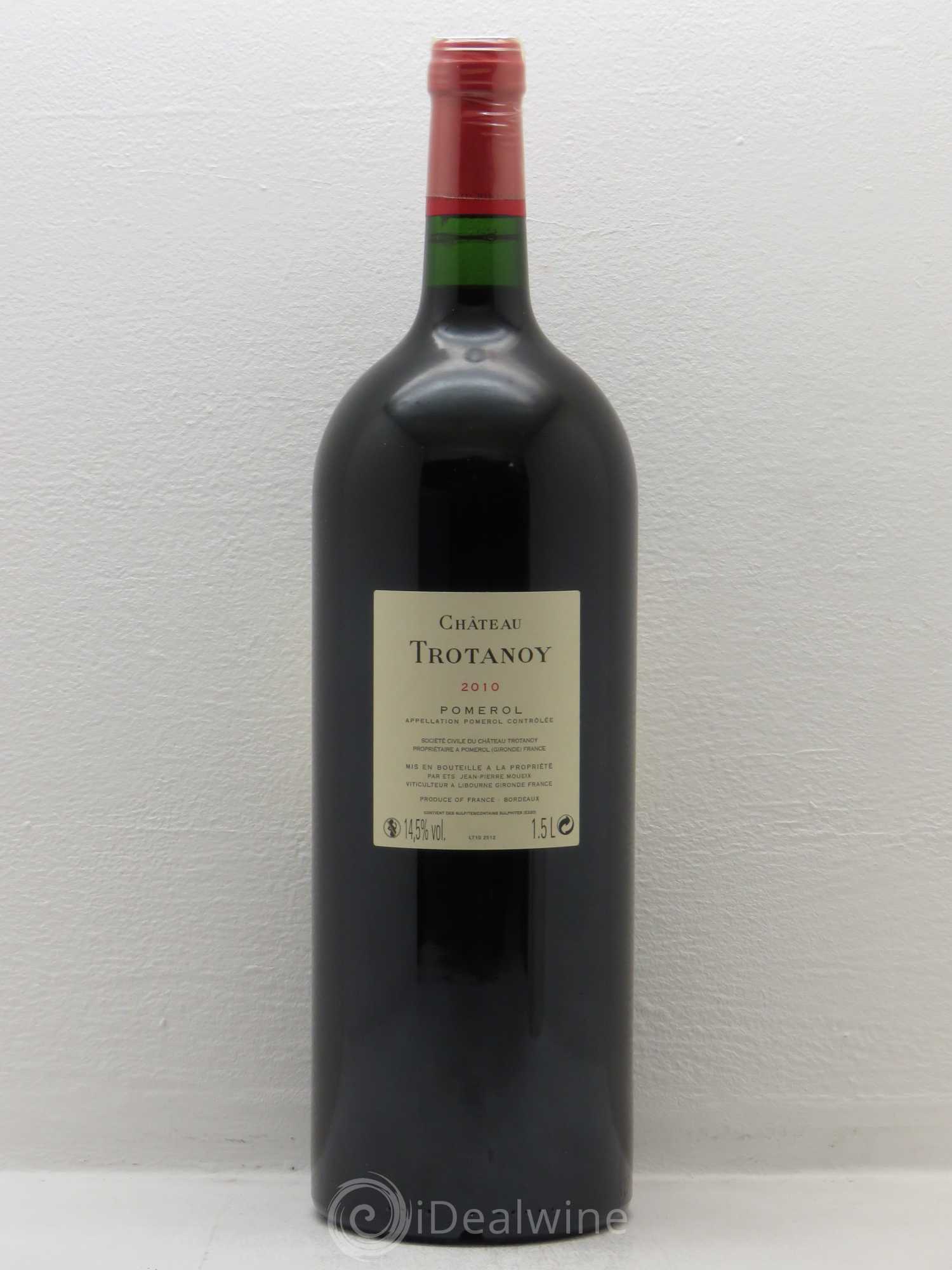 Château Trotanoy 2010 - Lot de 1 magnum - 1