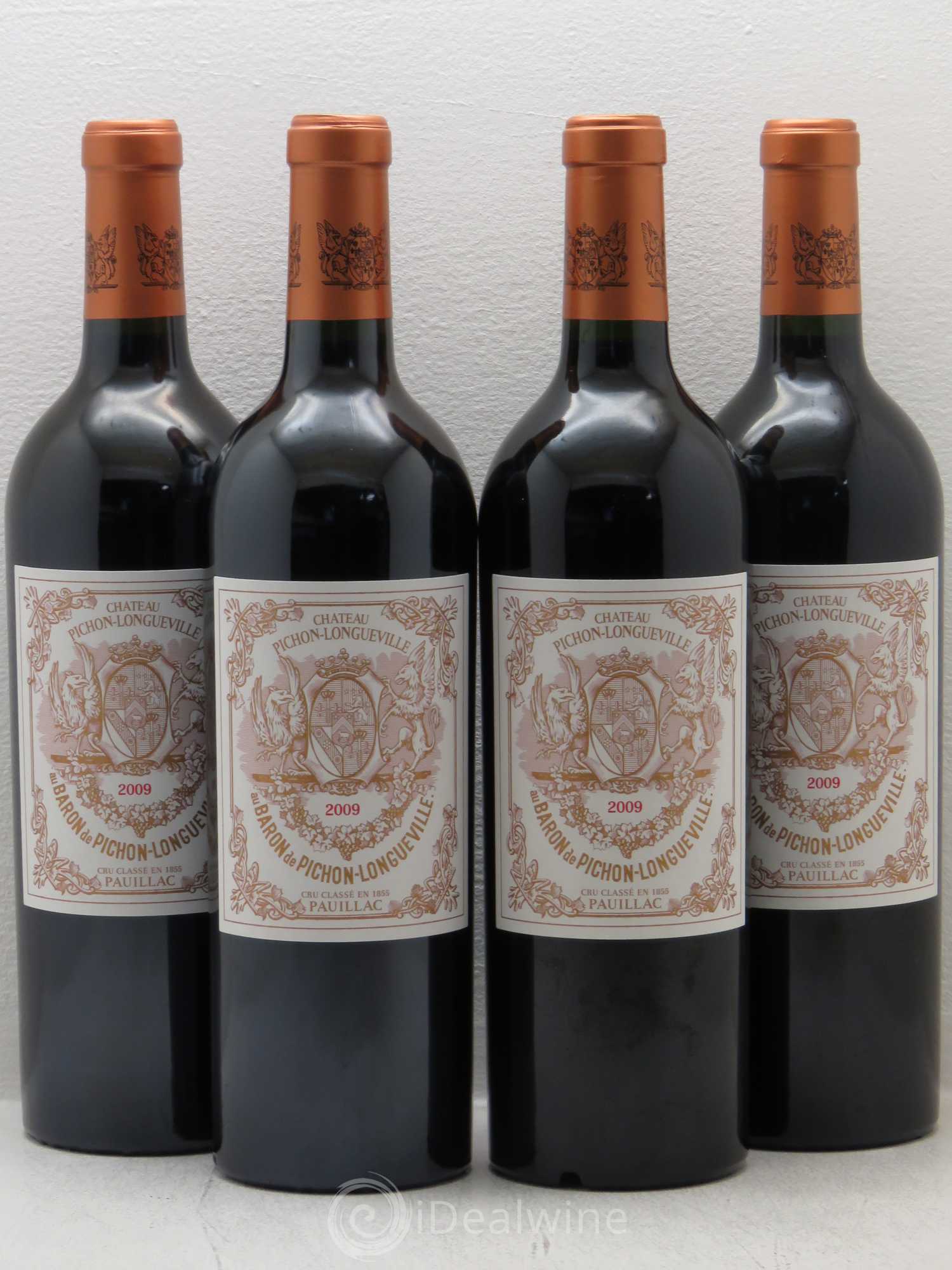 Pichon Longueville Baron 2ème Grand Cru Classé 2009 - Lot de 4 bouteilles - 0