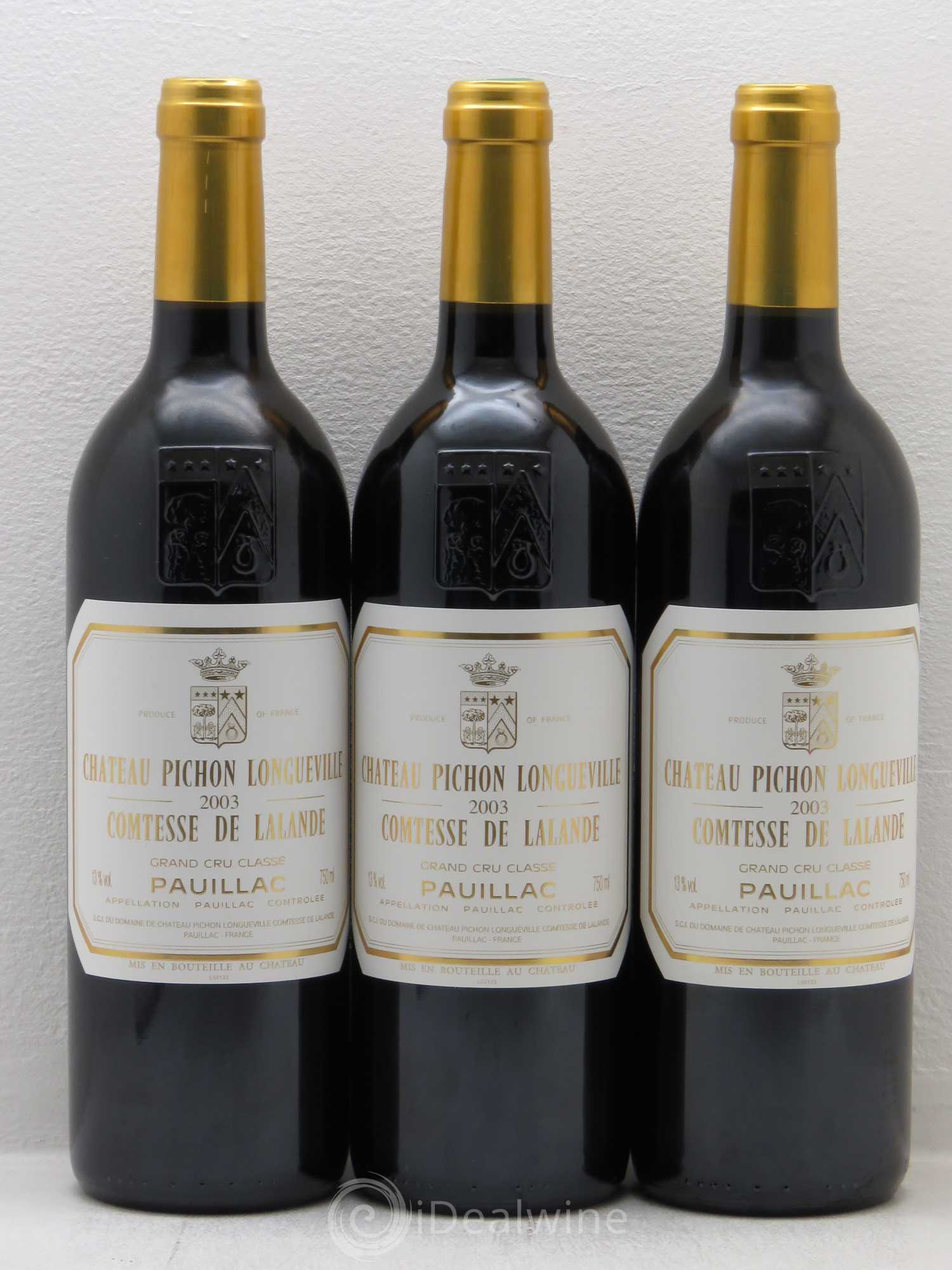 Château Pichon Longueville Comtesse de Lalande 2ème Grand Cru Classé 2003 - Lot de 6 bouteilles - 2