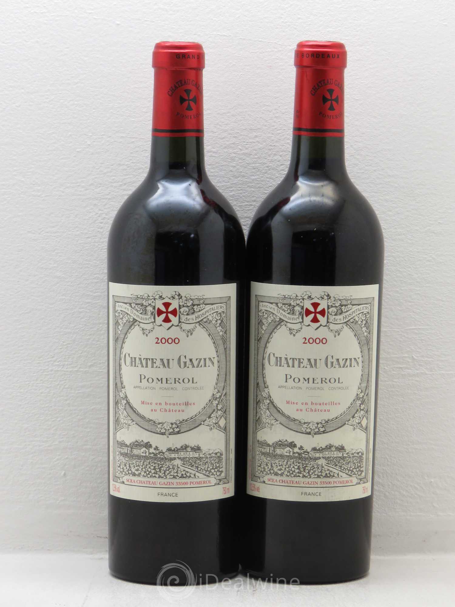Château Gazin 2000 - Lot de 2 bouteilles - 0