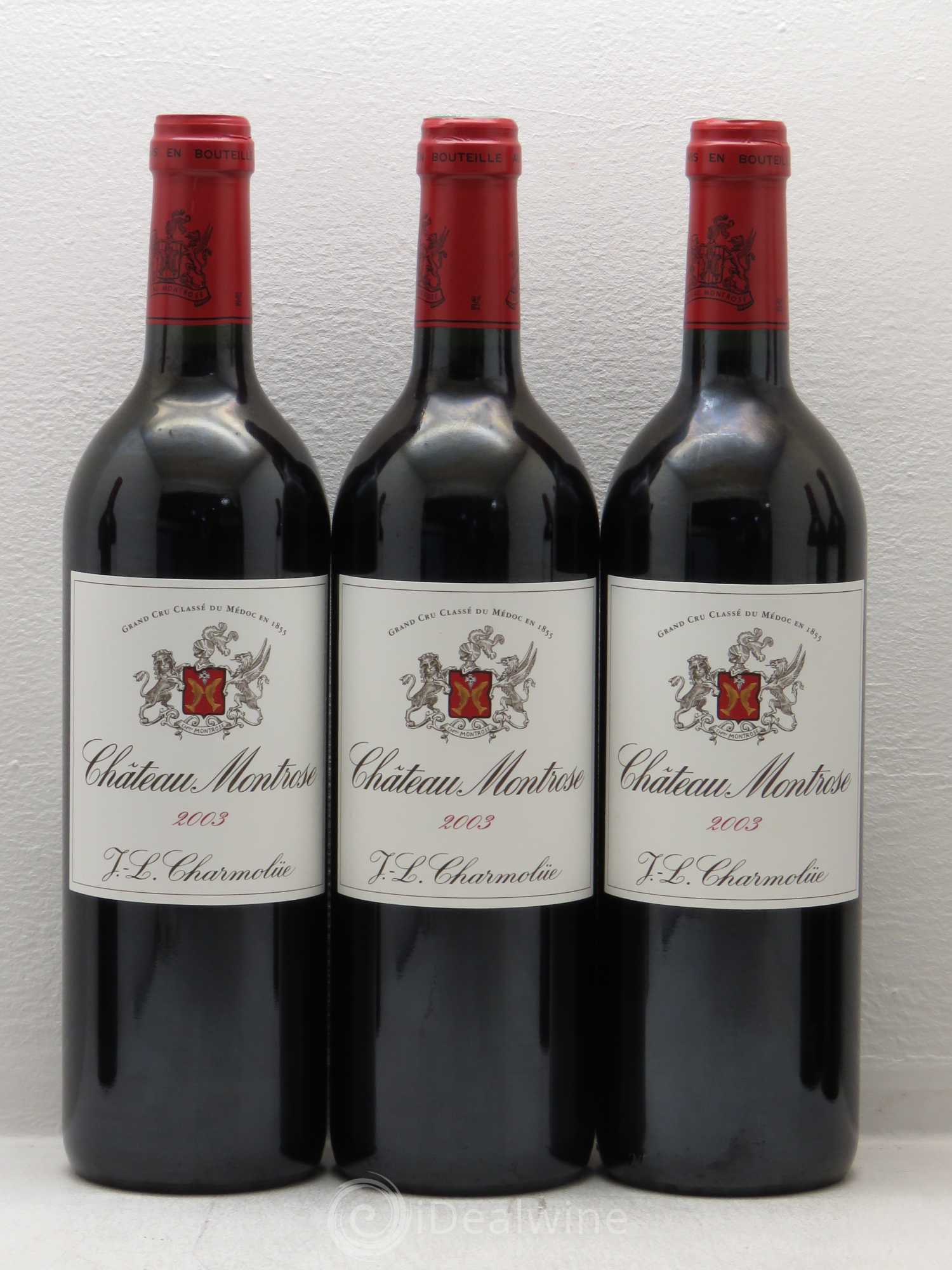 Château Montrose 2ème Grand Cru Classé 2003 - Lot de 6 bouteilles - 1
