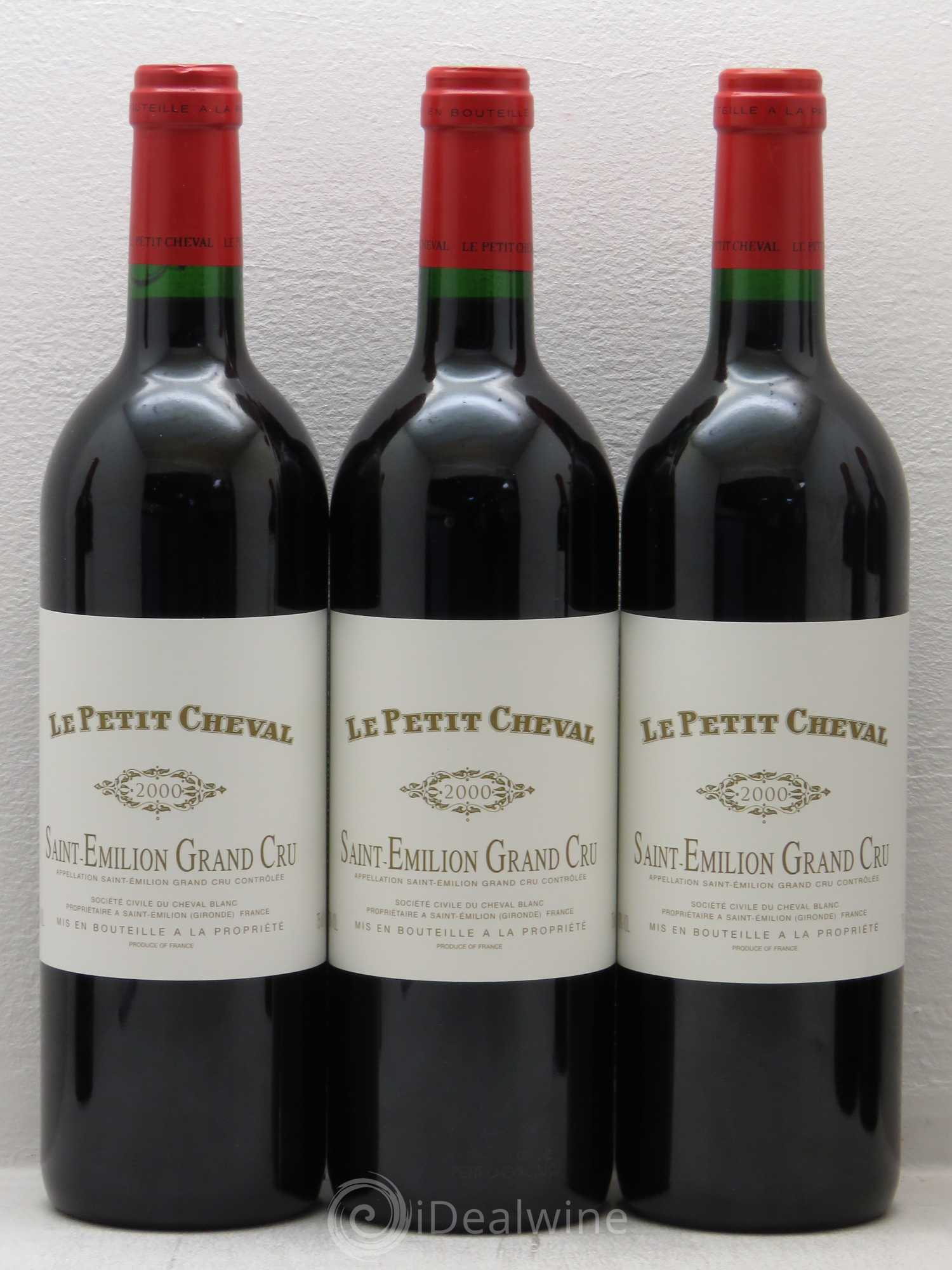 Le Petit Cheval Second Vin 2000 - Lot de 6 bouteilles - 1
