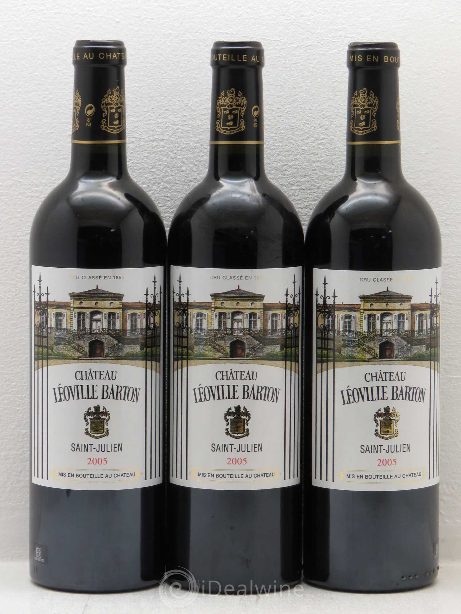 Château Léoville Barton 2ème Grand Cru Classé 2005 - Lot de 6 bouteilles - 2