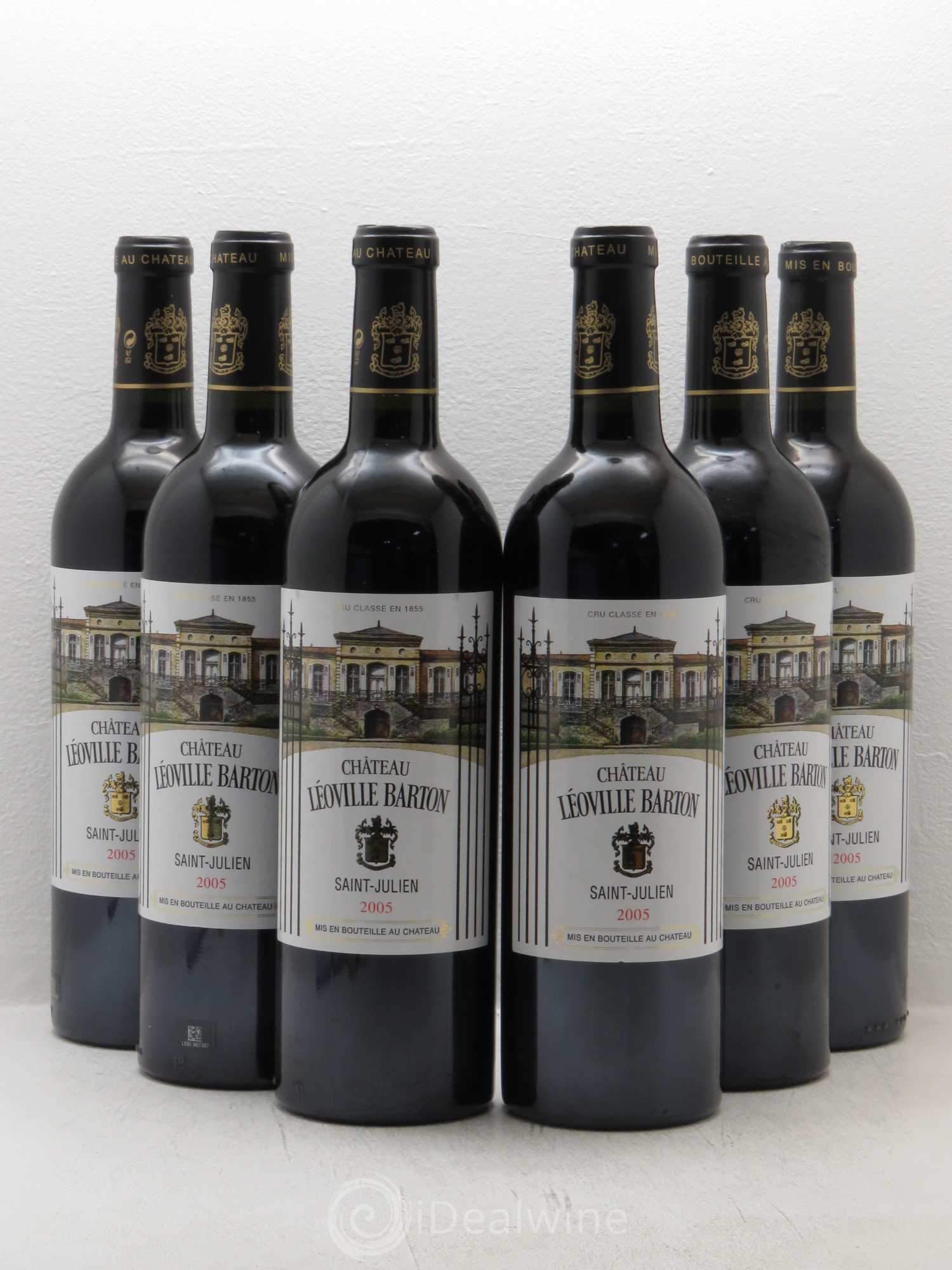Château Léoville Barton 2ème Grand Cru Classé 2005 - Lot de 6 bouteilles - 0