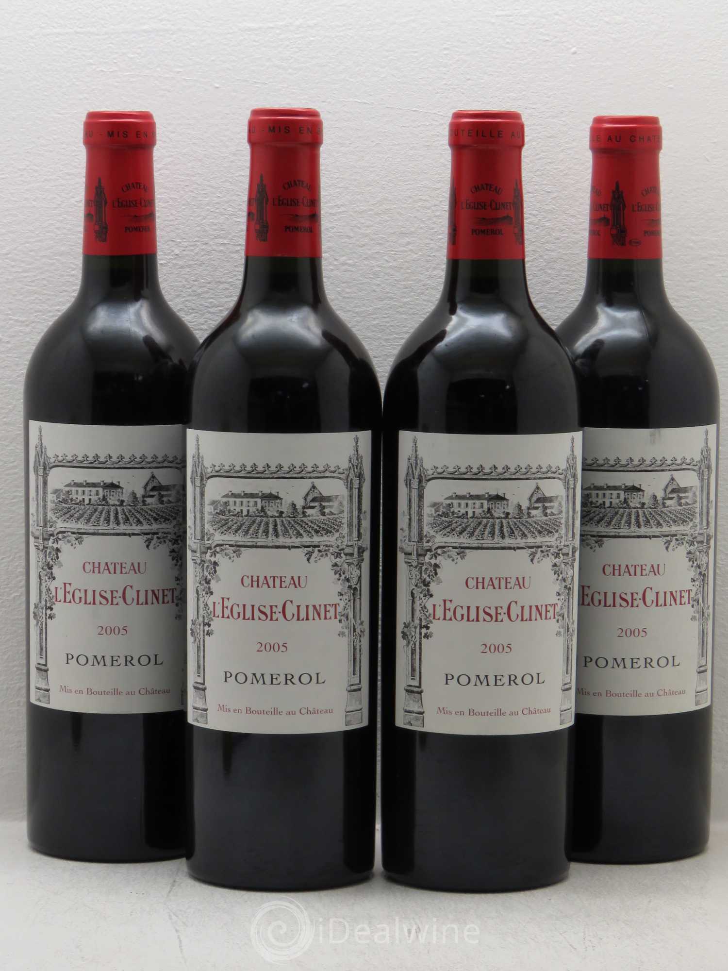 Château l' Église Clinet 2005 - Lot de 4 bouteilles - 0