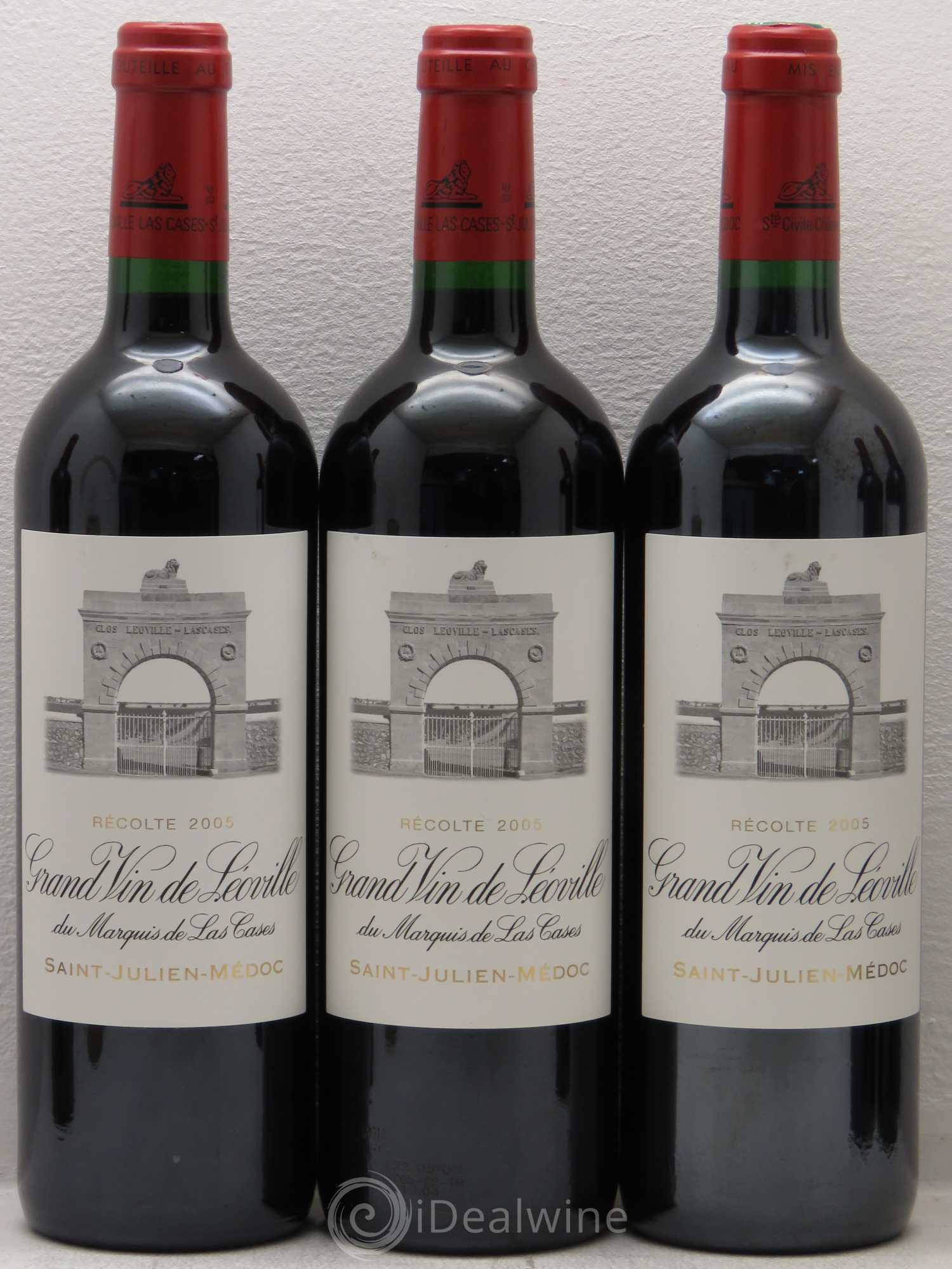 Château Léoville Las Cases 2ème Grand Cru Classé 2005 - Lot de 6 bouteilles - 1
