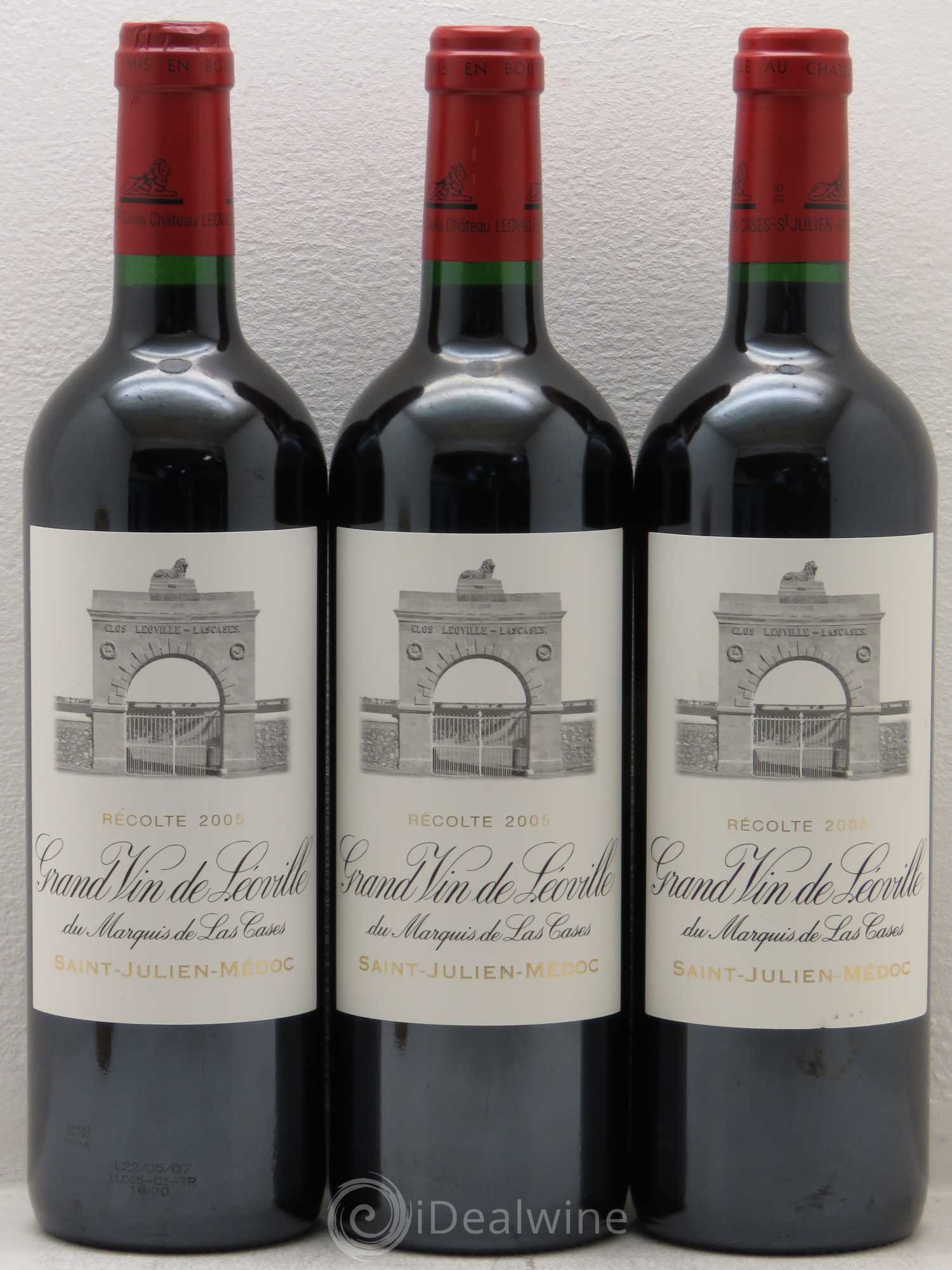 Château Léoville Las Cases 2ème Grand Cru Classé 2005 - Lot de 6 bouteilles - 2