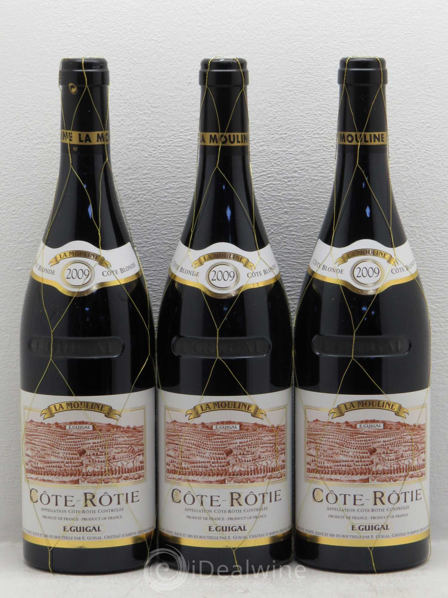 Côte-Rôtie La Mouline Guigal 2009 - Lot de 3 bouteilles - 0